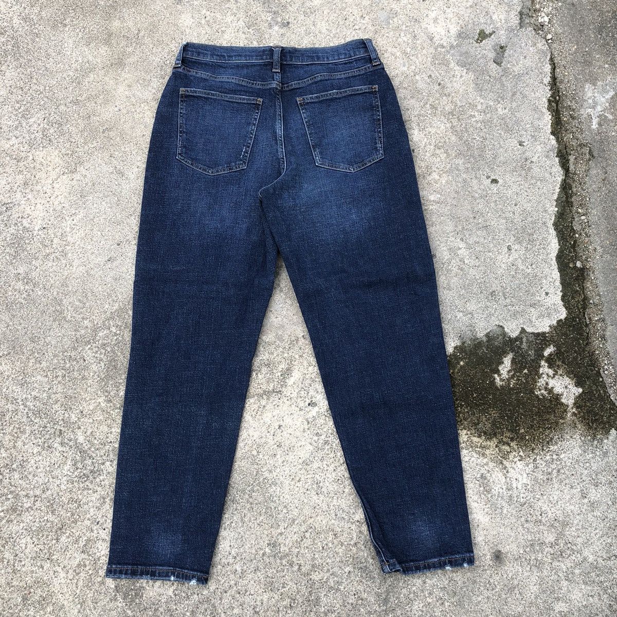 Gap 🔥Rare🔥Vintage GAP Denim Mom Jean Rips Distress Denim Size US 28 / EU 44 - 4 Thumbnail