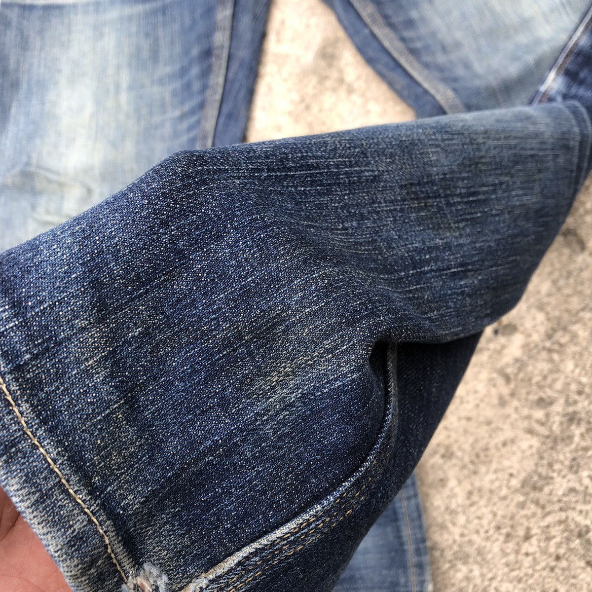 Designer 🔥Rare🔥Monsieur Nicole Stoned Wash Rips Distress Slim Jeans Size US 30 / EU 46 - 9 Thumbnail