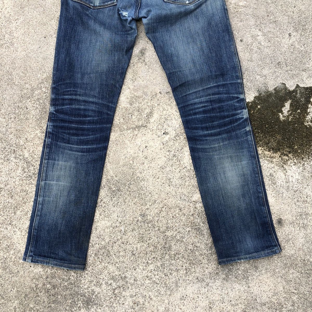 Designer 🔥Rare🔥Monsieur Nicole Stoned Wash Rips Distress Slim Jeans Size US 30 / EU 46 - 6 Thumbnail