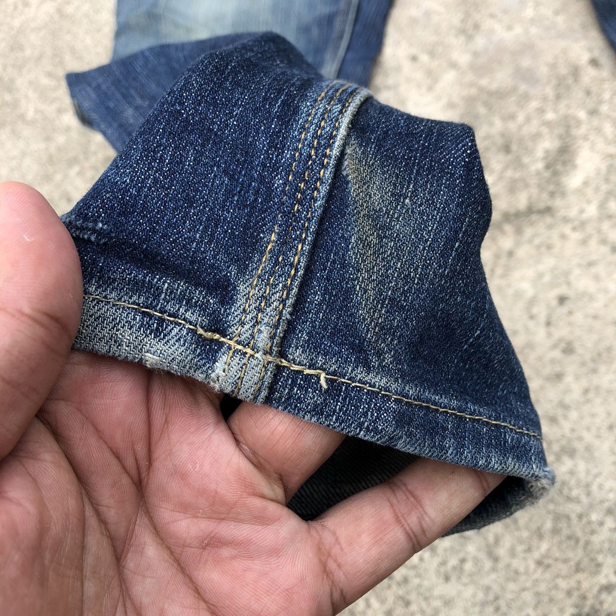 Designer 🔥Rare🔥Monsieur Nicole Stoned Wash Rips Distress Slim Jeans Size US 30 / EU 46 - 8 Thumbnail
