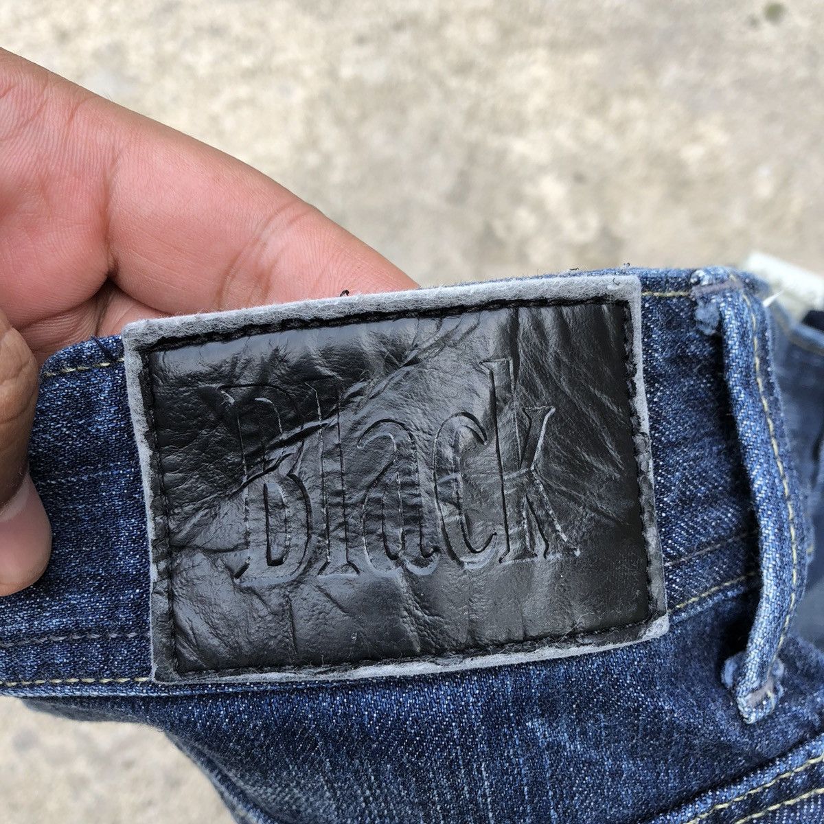 Japanese Brand 🔥Rare🔥🇯🇵Back Number Stoned Wash Rips Distress Curve Jeans Size US 32 / EU 48 - 11 Thumbnail