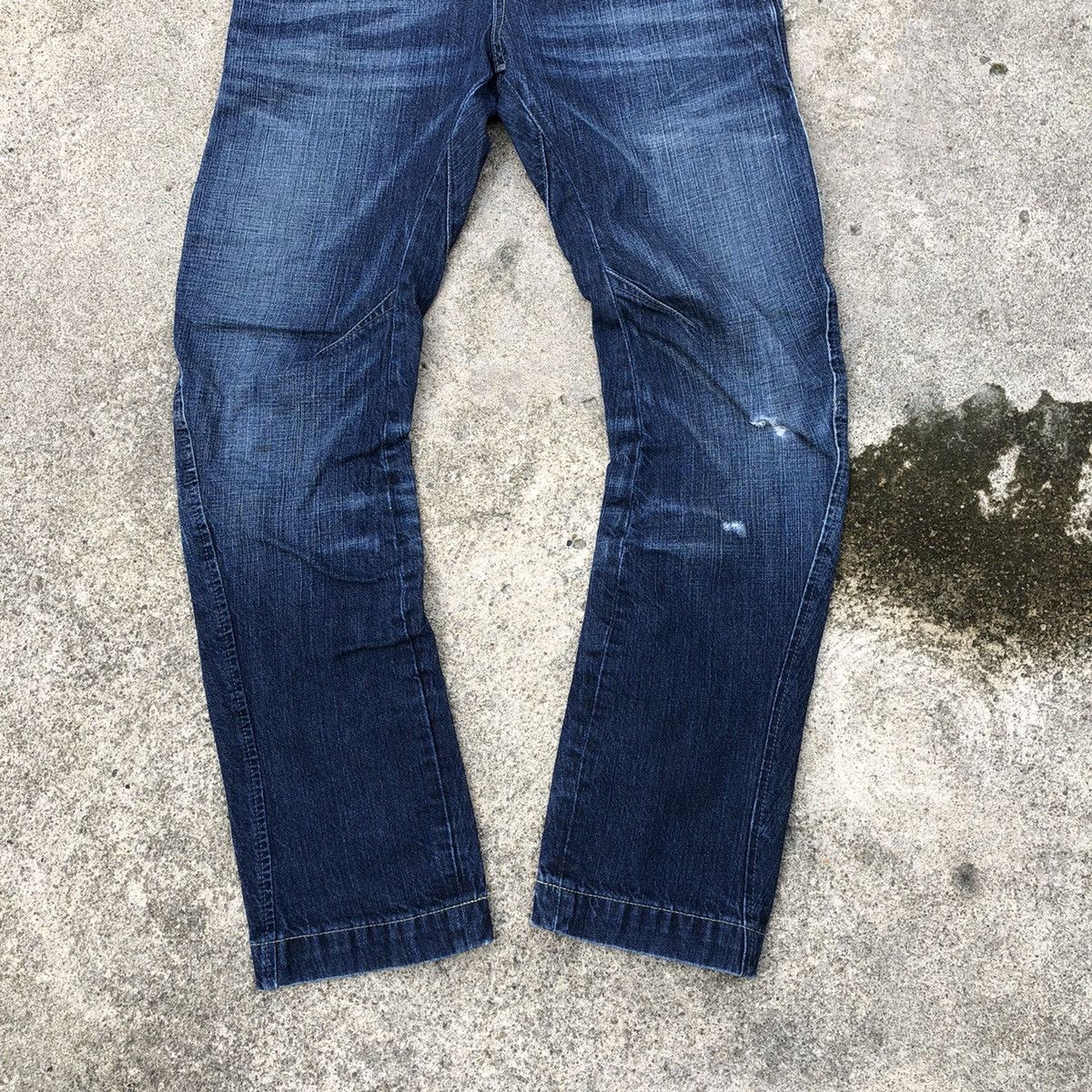 Japanese Brand 🔥Rare🔥🇯🇵Back Number Stoned Wash Rips Distress Curve Jeans Size US 32 / EU 48 - 3 Thumbnail