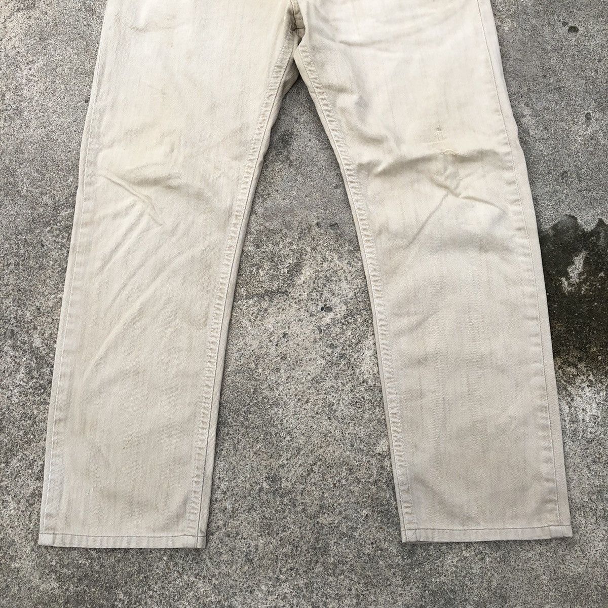 Edwin 🔥Rare🔥🇯🇵Vintage Edwin Rip Off True Religion Rips Denim Jeans Size US 34 / EU 50 - 3 Thumbnail