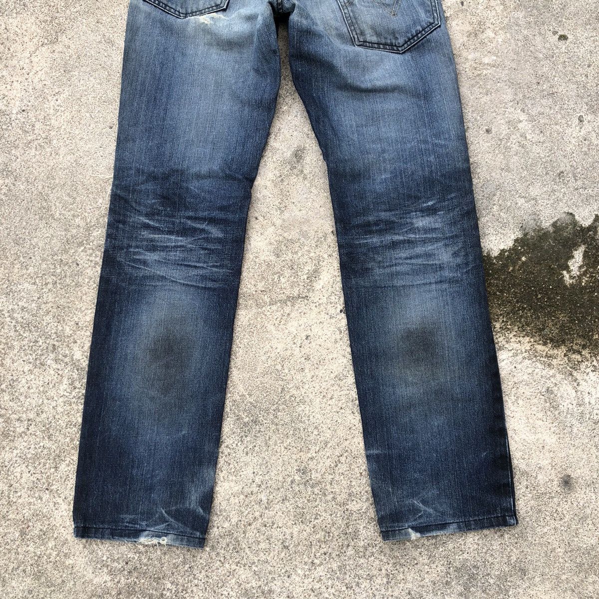 Levi's × Levi's Vintage Clothing 🔥Rare🔥Levis Lot 519 Stoned Wash Rips Distress Denim Jeans Size US 30 / EU 46 - 6 Thumbnail