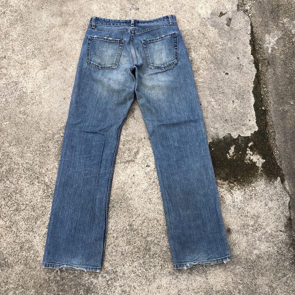Designer × Johnbull 🔥Rare🔥John Bull Stoned Wash Rips Distress Denim Jeans Size US 29 - 4 Thumbnail