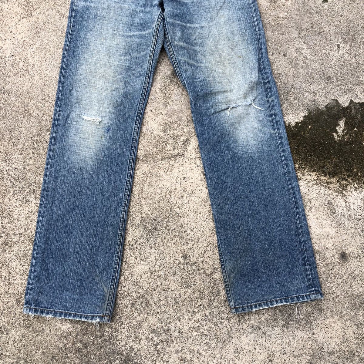 Designer × Johnbull 🔥Rare🔥John Bull Stoned Wash Rips Distress Denim Jeans Size US 29 - 3 Thumbnail