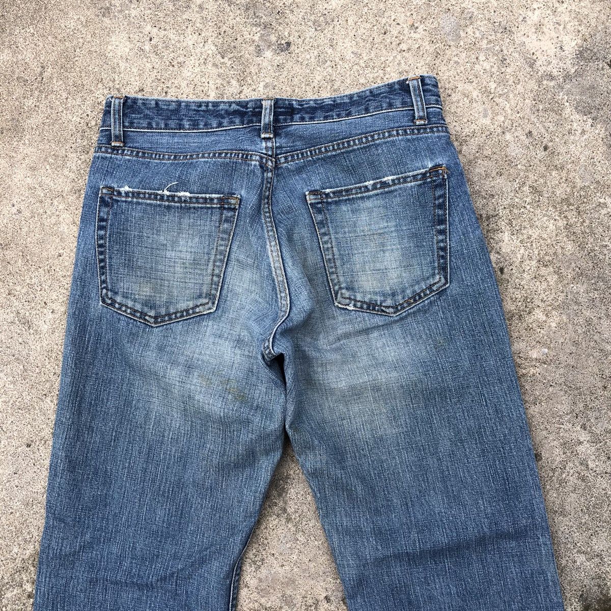 Designer × Johnbull 🔥Rare🔥John Bull Stoned Wash Rips Distress Denim Jeans Size US 29 - 5 Thumbnail