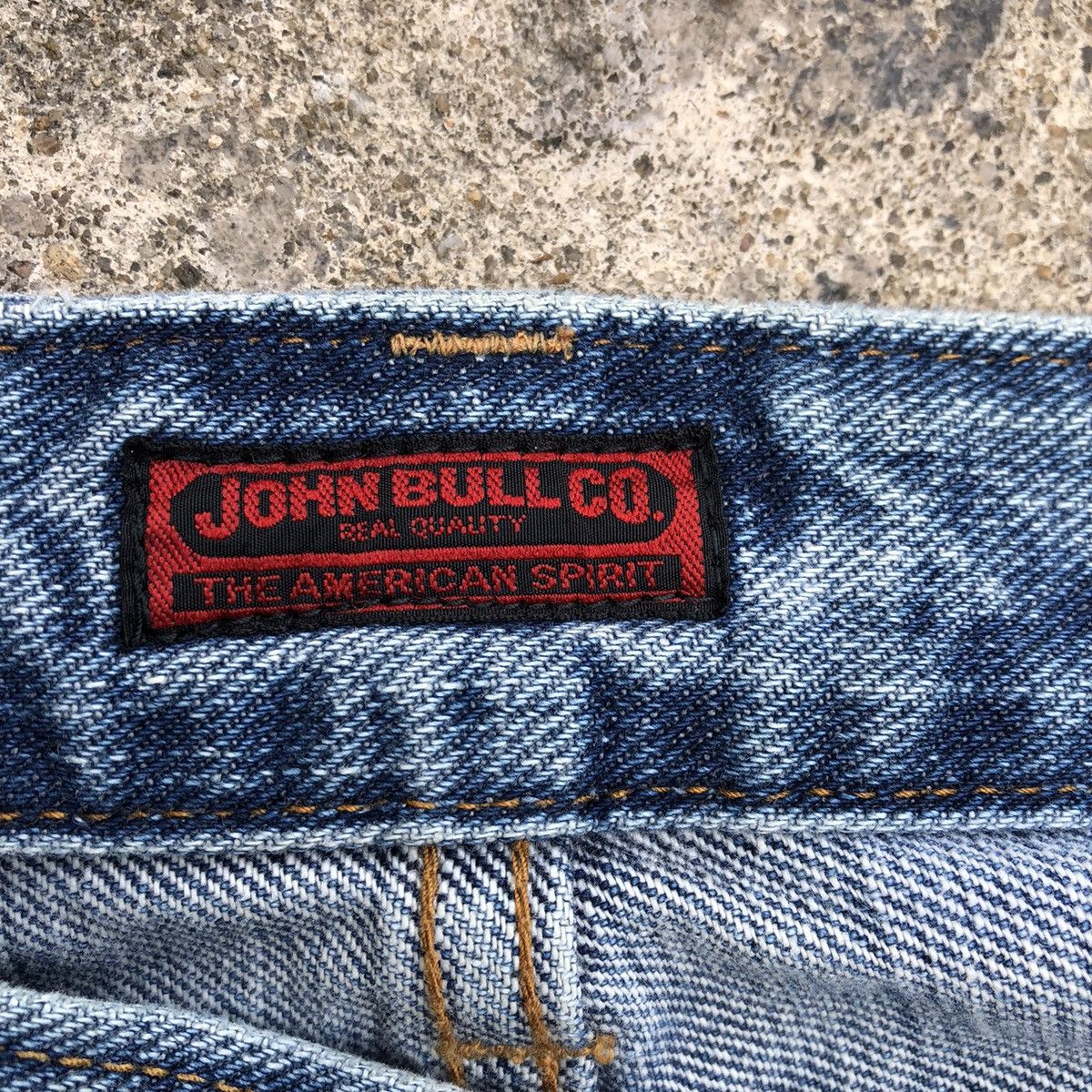 Designer × Johnbull 🔥Rare🔥John Bull Stoned Wash Rips Distress Denim Jeans Size US 29 - 15 Thumbnail
