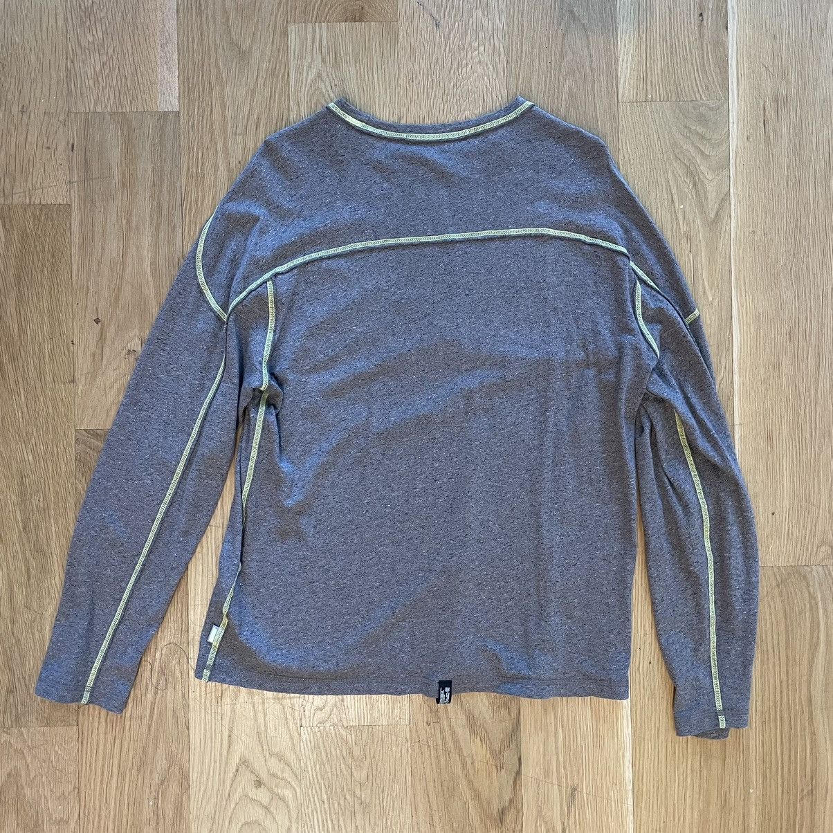 トップス affix AFFXWRKS Boxed Long Sleeve T-Shirt AFFXWRKS Brown Boxed Long Sleeve T-Shirt AFFXWRKS