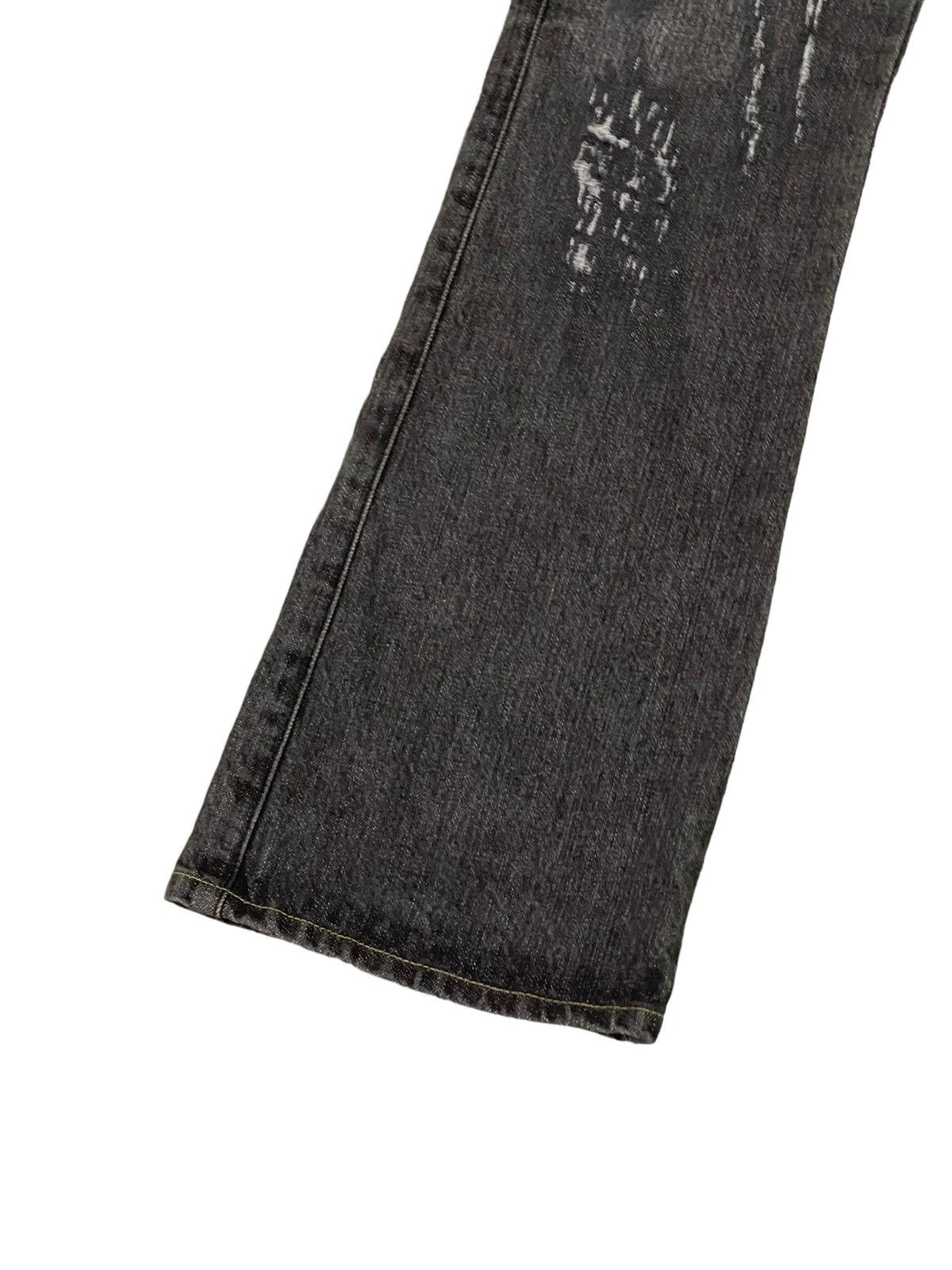 Japanese Brand Flare Jeans Camel Road Distress Denim Low Rise Boot Cut 2🟦2 Size US 28 / EU 44 - 5 Thumbnail