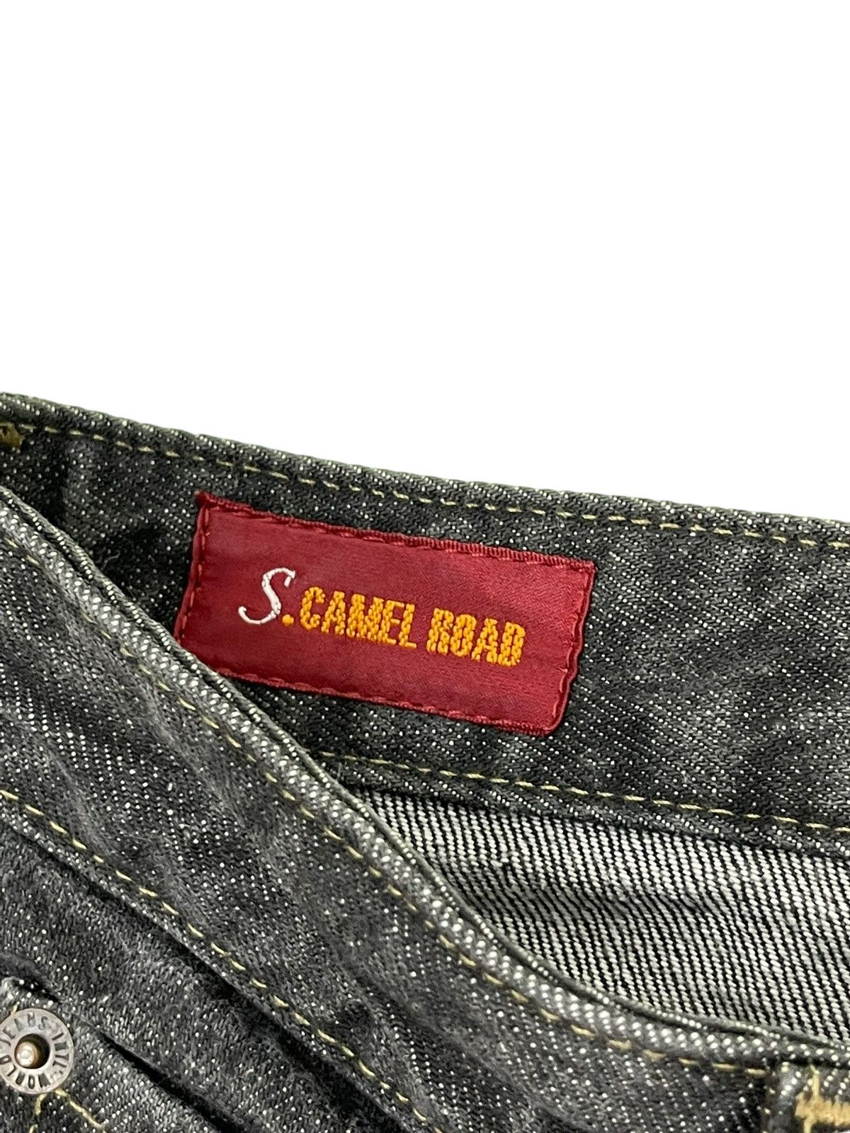 Japanese Brand Flare Jeans Camel Road Distress Denim Low Rise Boot Cut 2🟦2 Size US 28 / EU 44 - 10 Thumbnail