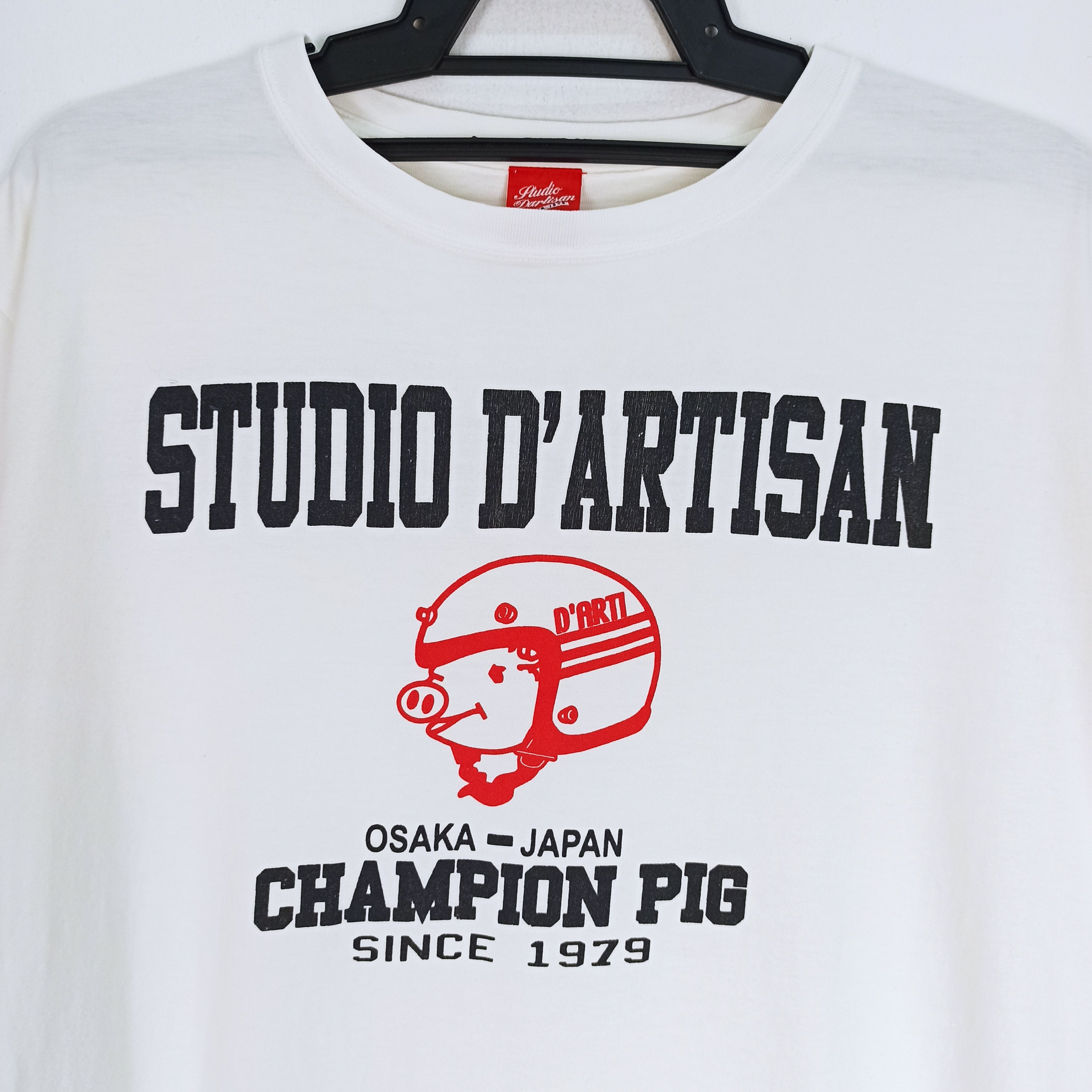Japanese Brand Rare Studio D'Artisan Champion Pg Osaka-Japan Tshirt Size US M / EU 48-50 / 2 - 2 Thumbnail