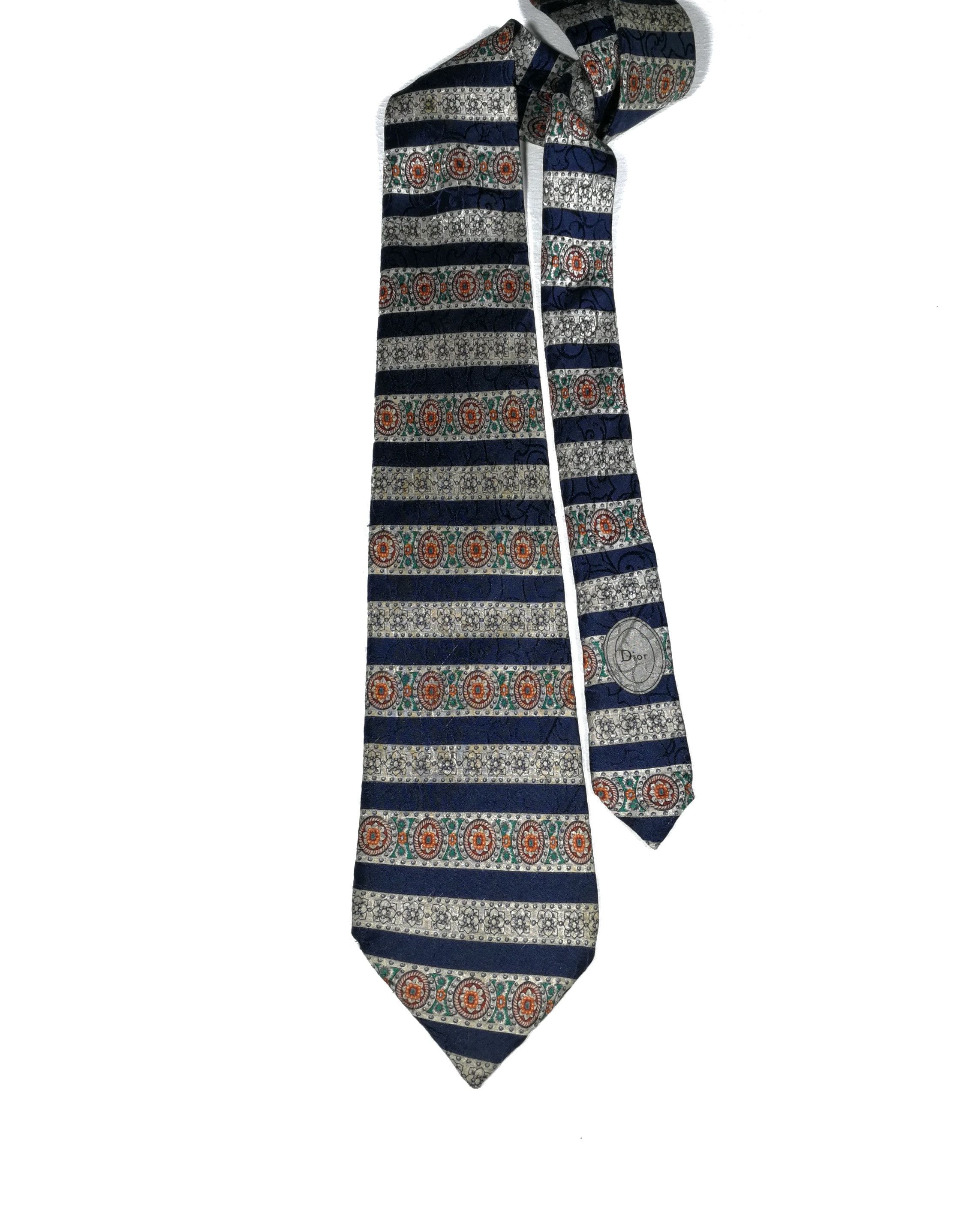Christian Dior Monsieur Christian Dior silk necktie Size ONE SIZE - 2 Thumbnail