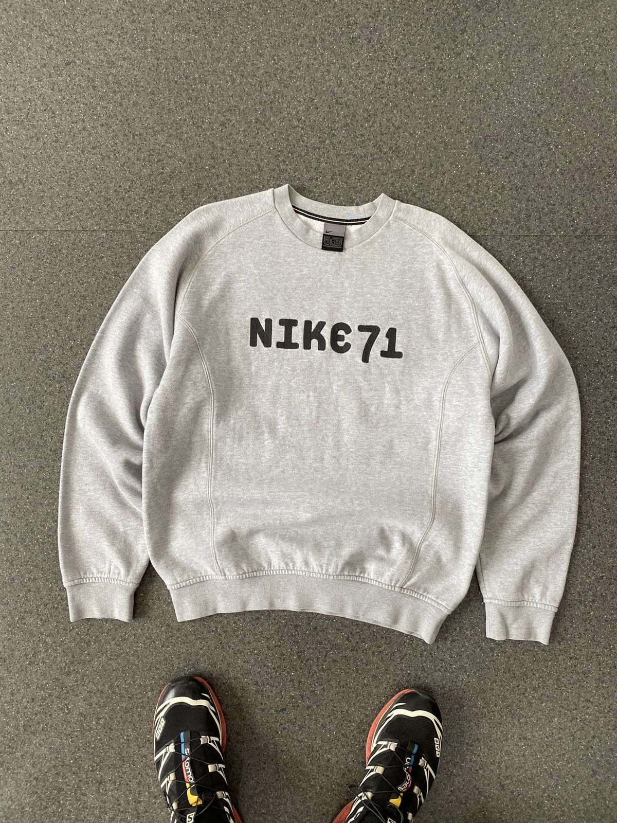 Nike Y2K Nike 71 Grey Sweatshirt Size US S / EU 44-46 / 1 - 1 Thumbnail