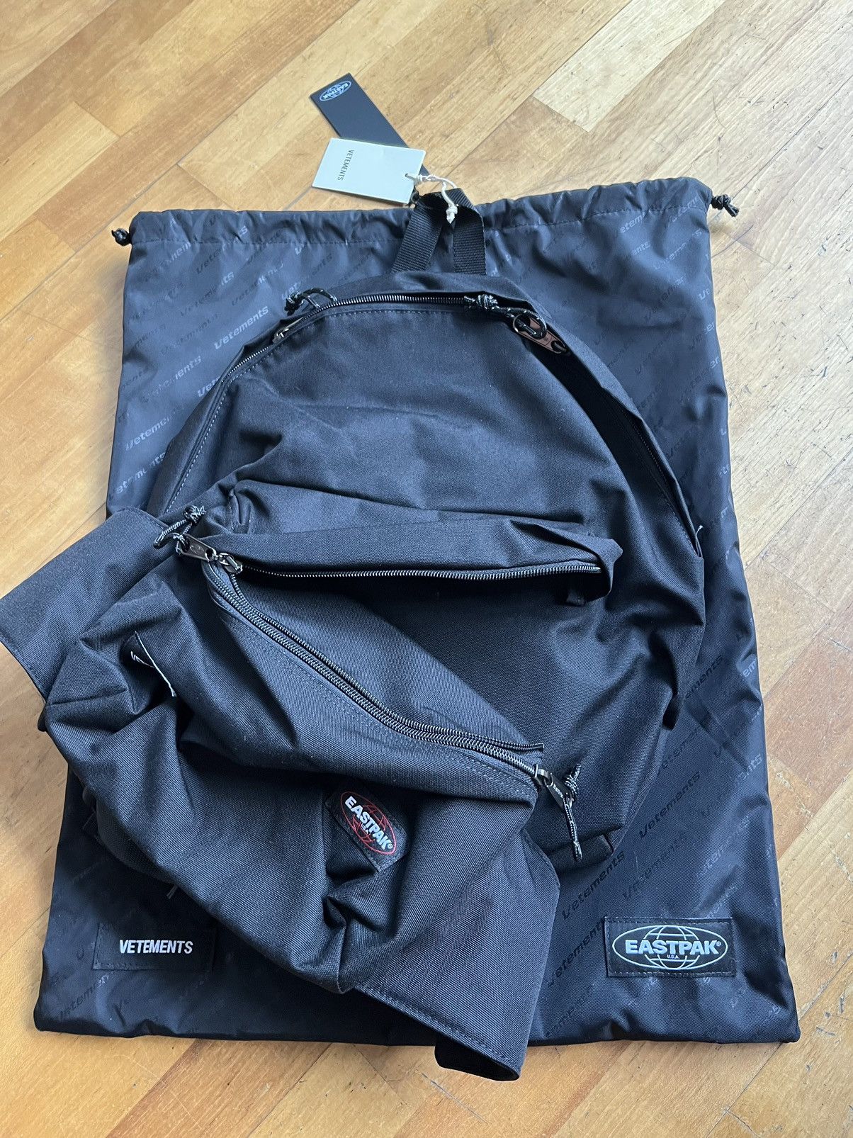 Eastpak Vetements Vetements x Eastpak Tourist Backpack BNWT Grailed