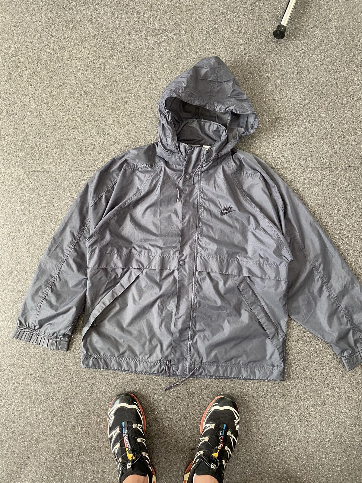 Nike Vintage Nike Nylon Windbreaker Size US S / EU 44-46 / 1 - 1 Thumbnail
