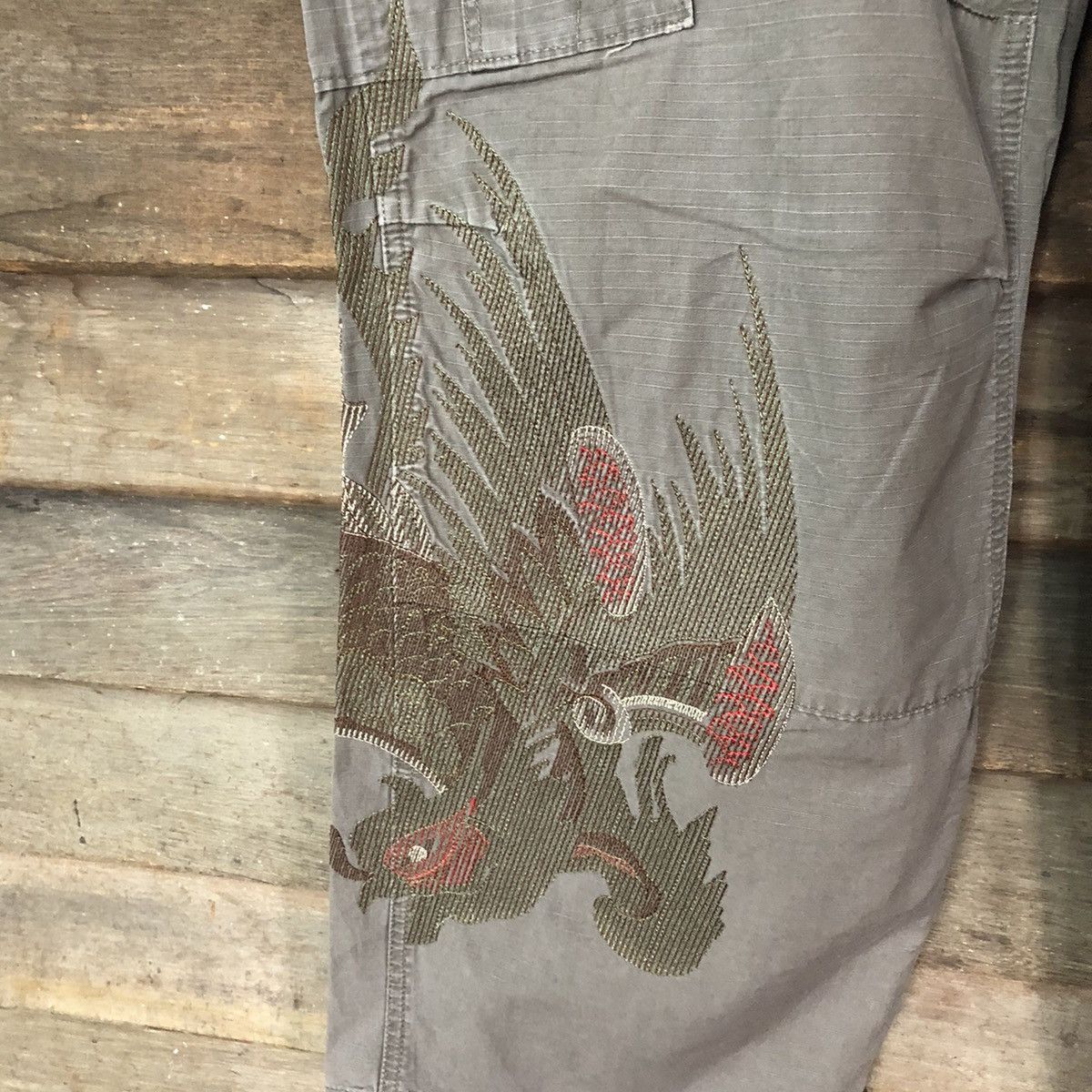 Hypebeast DL Danang embroidery phoenix utility Cargo Pants #7120 Size US 36 / EU 52 - 10 Thumbnail