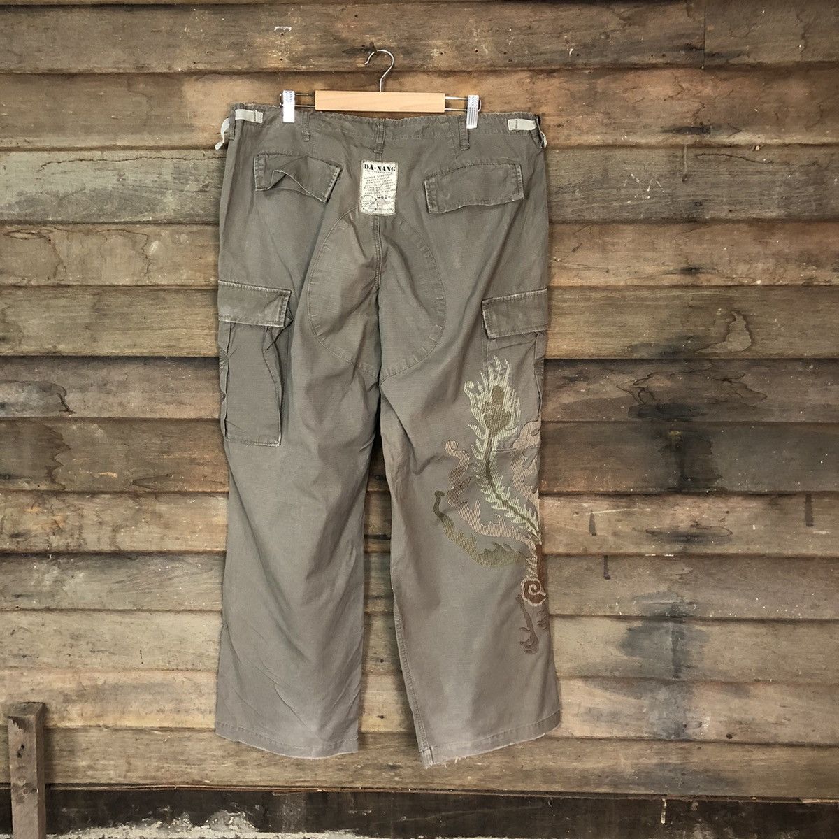 Hypebeast DL Danang embroidery phoenix utility Cargo Pants #7120 Size US 36 / EU 52 - 12 Thumbnail