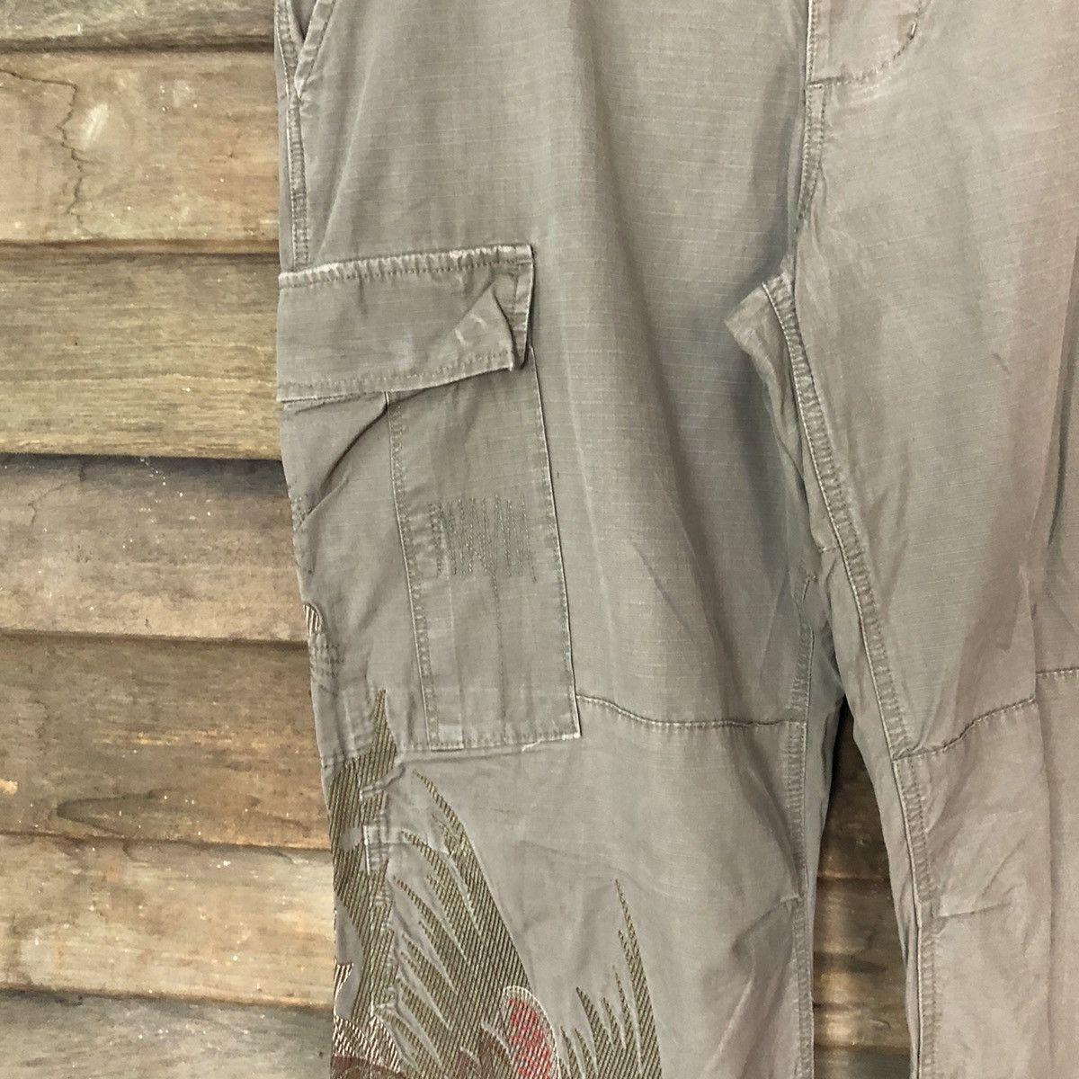 Hypebeast DL Danang embroidery phoenix utility Cargo Pants #7120 Size US 36 / EU 52 - 6 Thumbnail