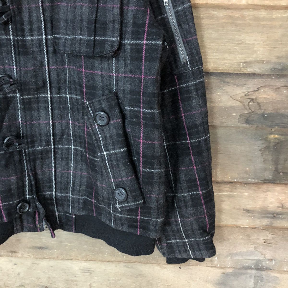 Japanese Brand Suggestion Checkred Varsity Jacket #4716 Size L / US 10 / IT 46 - 5 Thumbnail
