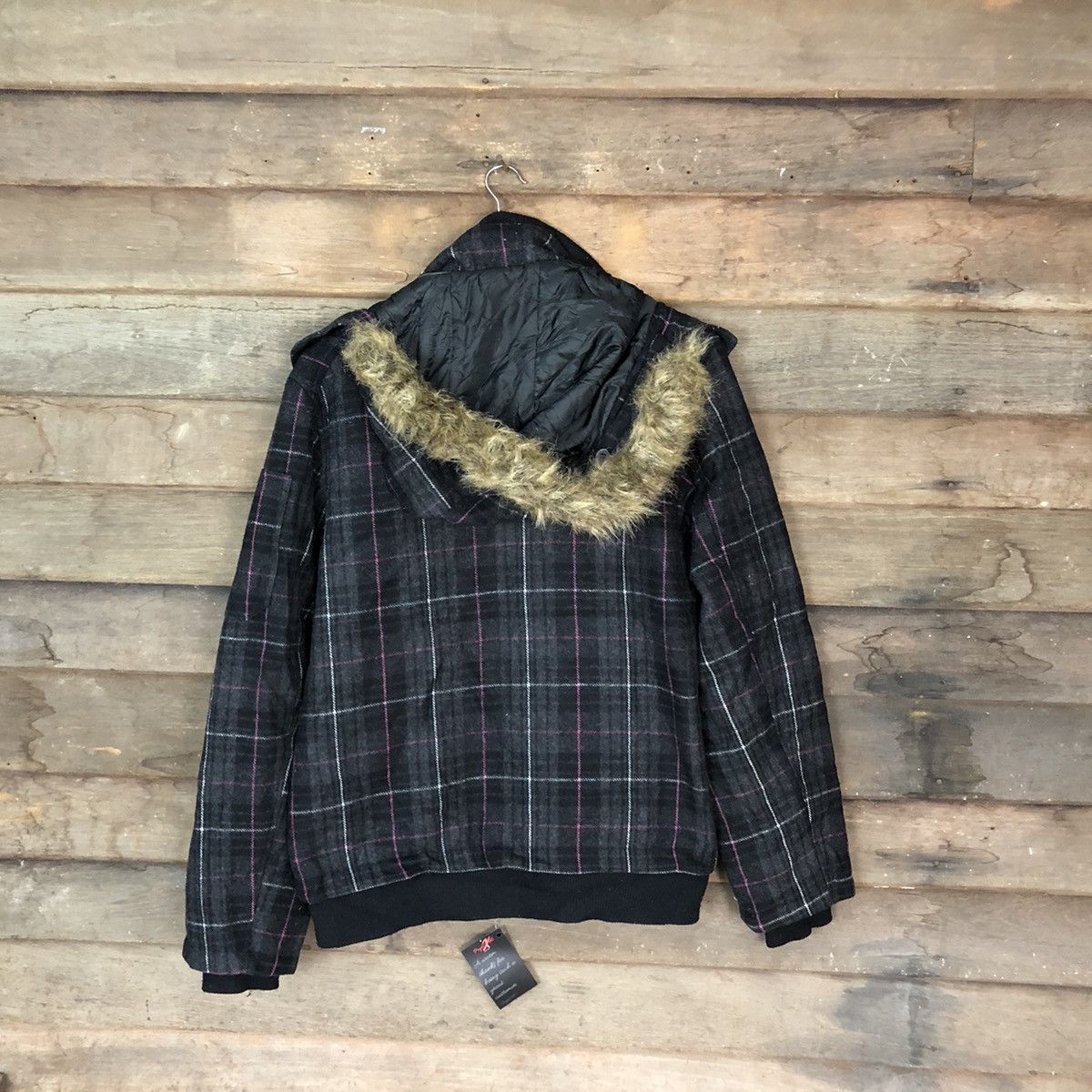 Japanese Brand Suggestion Checkred Varsity Jacket #4716 Size L / US 10 / IT 46 - 12 Thumbnail