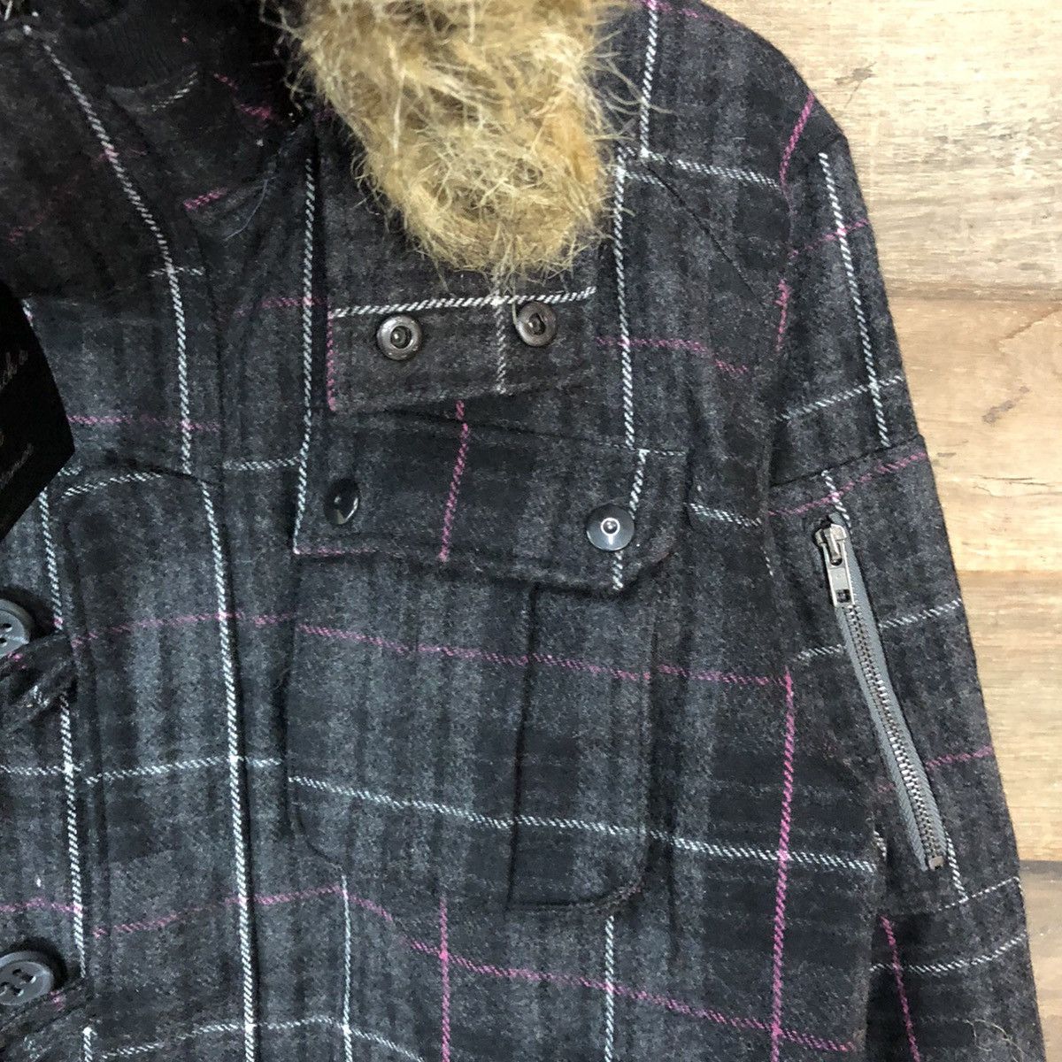 Japanese Brand Suggestion Checkred Varsity Jacket #4716 Size L / US 10 / IT 46 - 7 Thumbnail