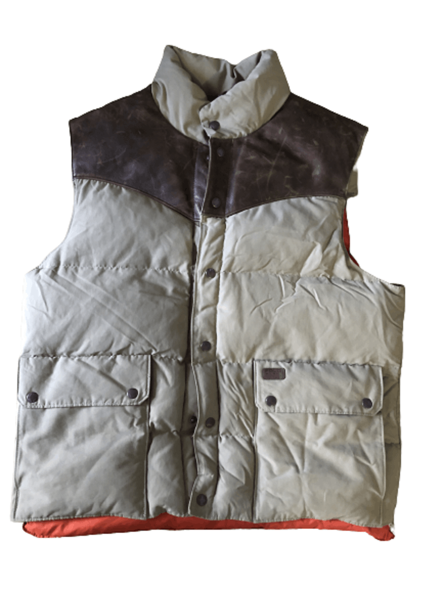image of Vintage Polo Ralph Laurent Vest Leather Shoulder Pad Xl, Men's