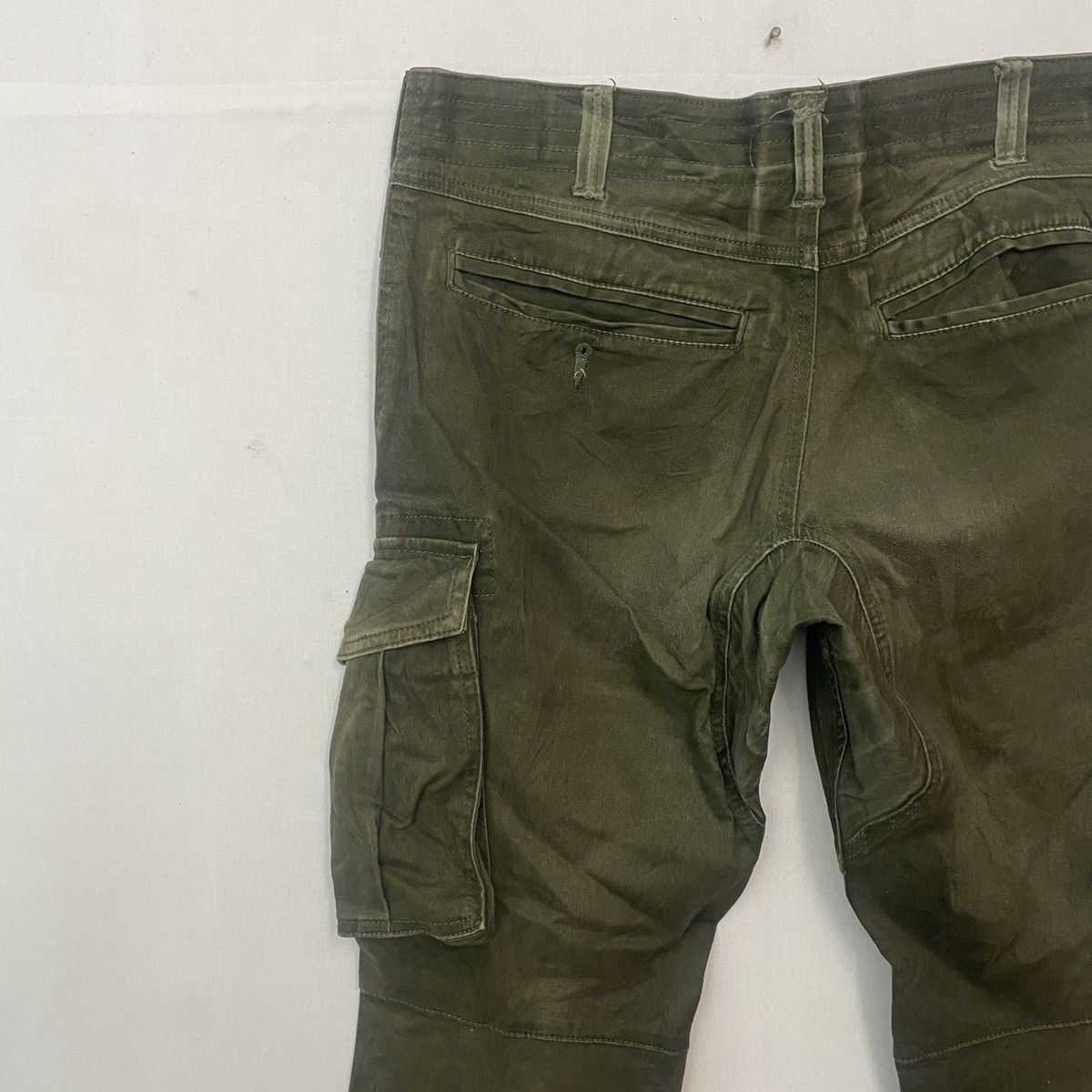 Japanese Brand Vtg GRIDE Faded Utility Tactical Multipocket Cargo Pants Size US 31 - 10 Thumbnail