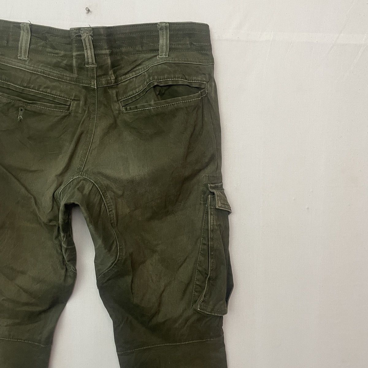 Japanese Brand Vtg GRIDE Faded Utility Tactical Multipocket Cargo Pants Size US 31 - 9 Thumbnail