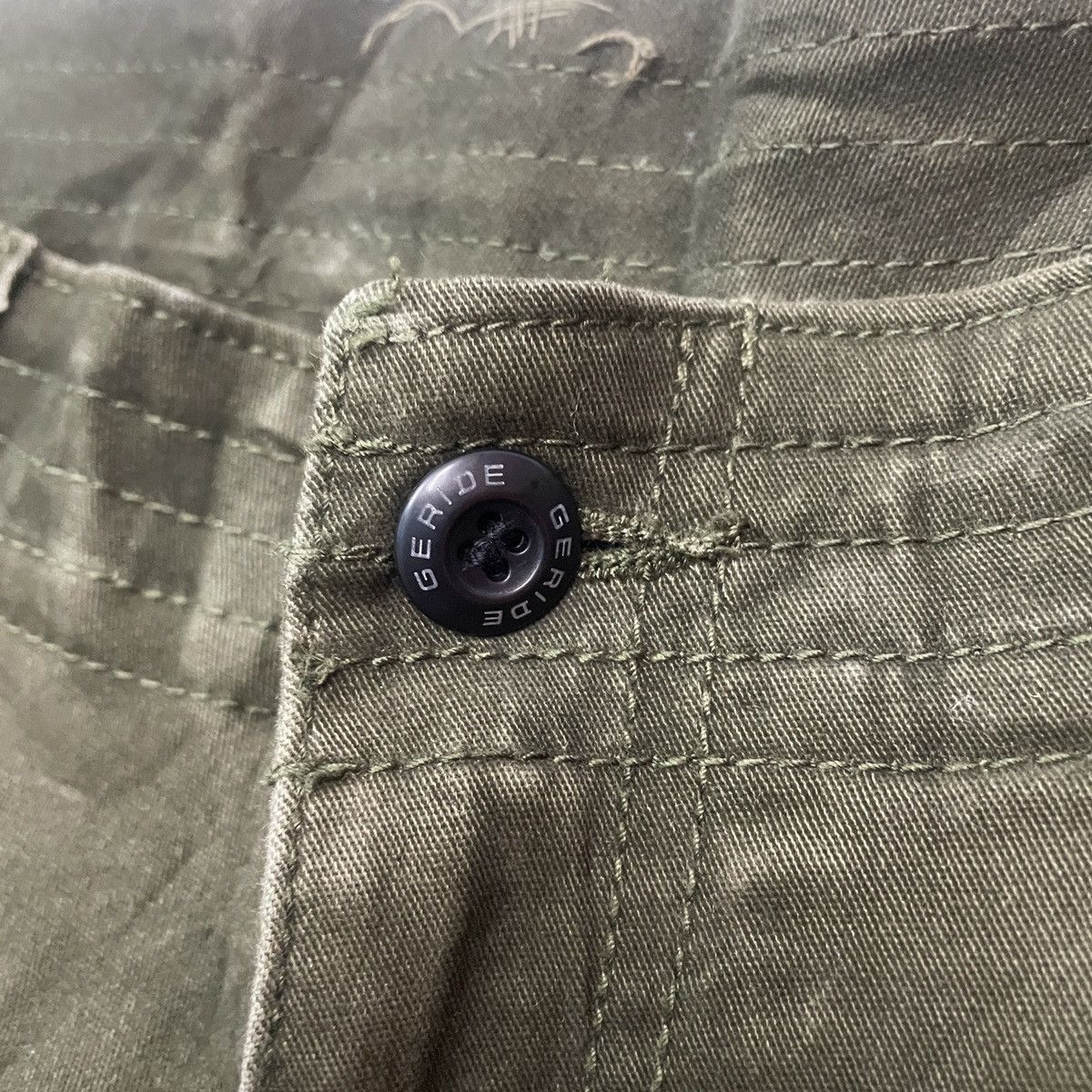 Japanese Brand Vtg GRIDE Faded Utility Tactical Multipocket Cargo Pants Size US 31 - 7 Thumbnail