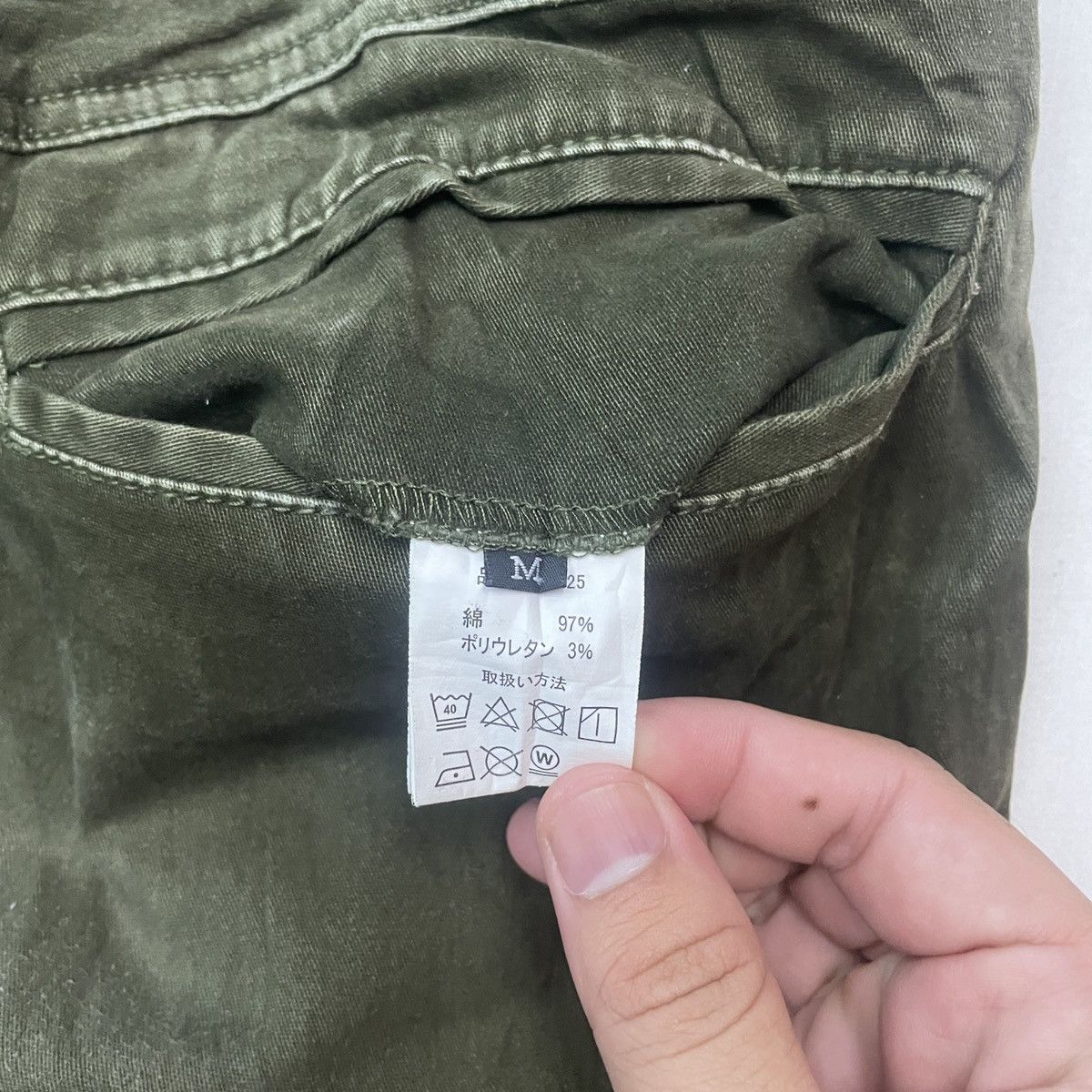 Japanese Brand Vtg GRIDE Faded Utility Tactical Multipocket Cargo Pants Size US 31 - 13 Thumbnail