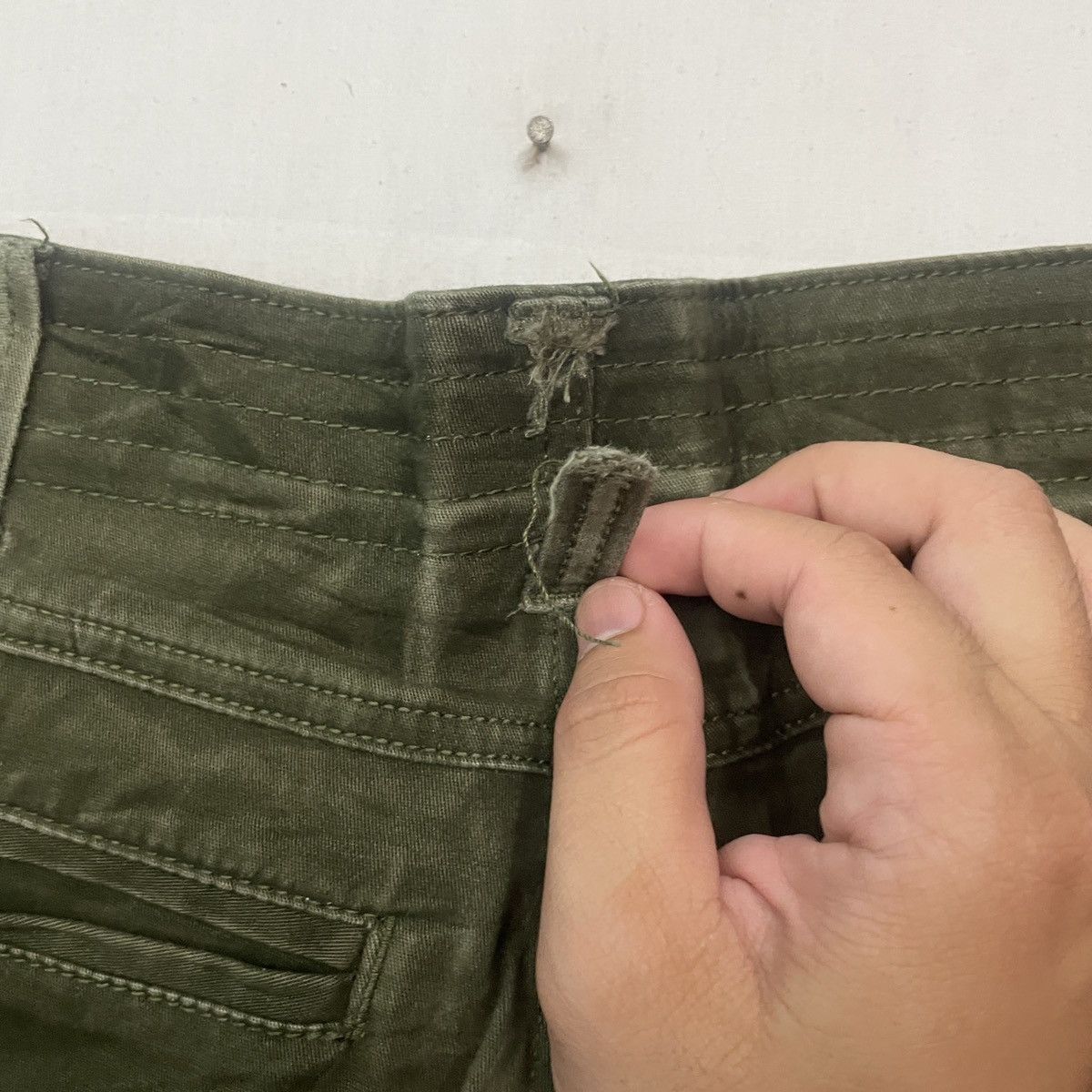 Japanese Brand Vtg GRIDE Faded Utility Tactical Multipocket Cargo Pants Size US 31 - 12 Thumbnail