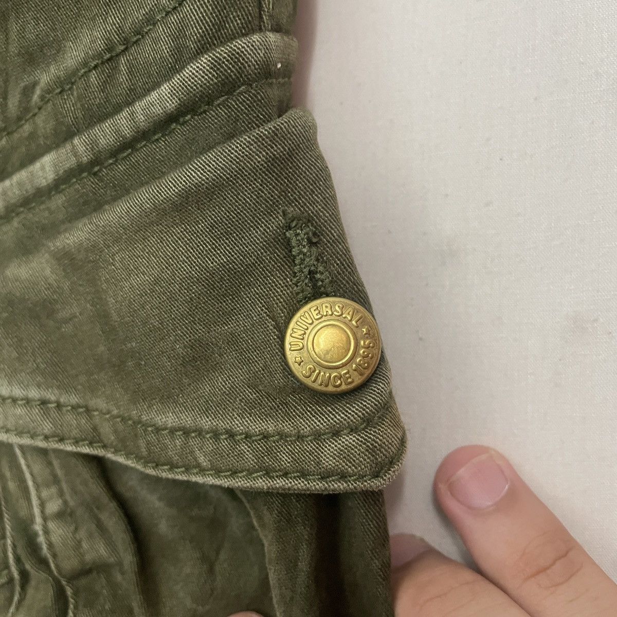 Japanese Brand Vtg GRIDE Faded Utility Tactical Multipocket Cargo Pants Size US 31 - 5 Thumbnail
