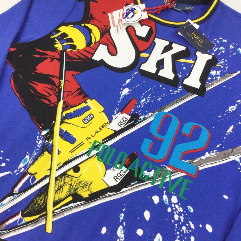 Polo Ralph Lauren Polo Ralph Lauren 1992 Downhill Ski Sweatshirt XL Size US XL / EU 56 / 4 - 2 Thumbnail