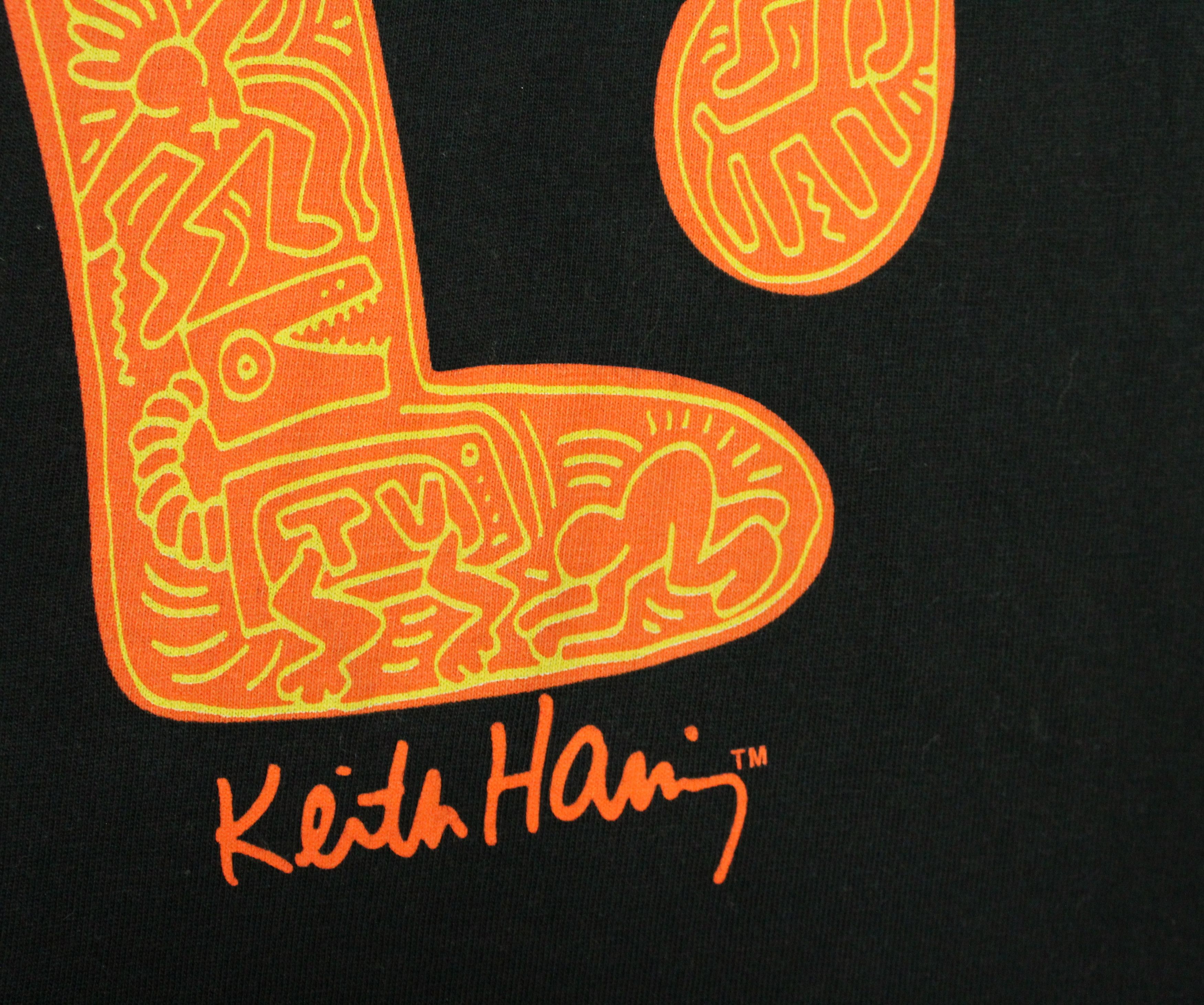 Keith Haring × Uniqlo KEITH HARING T Shirt Big Size 3XL Japan Size US XXL / EU 58 / 5 - 5 Thumbnail