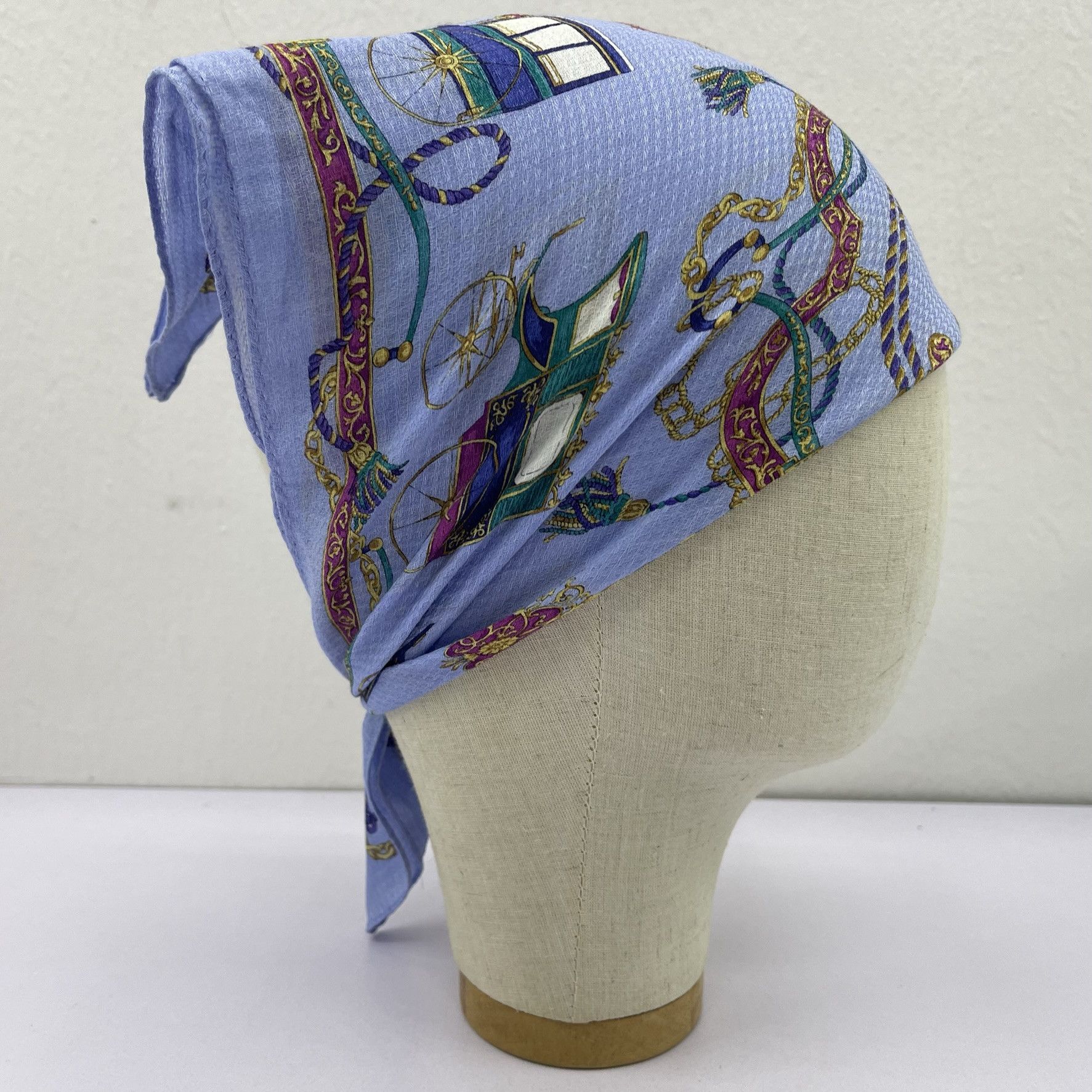 Celine × Vintage Vintage Celine Headscarf Neckerchief Handkerchief-4106 Size ONE SIZE - 8 Thumbnail