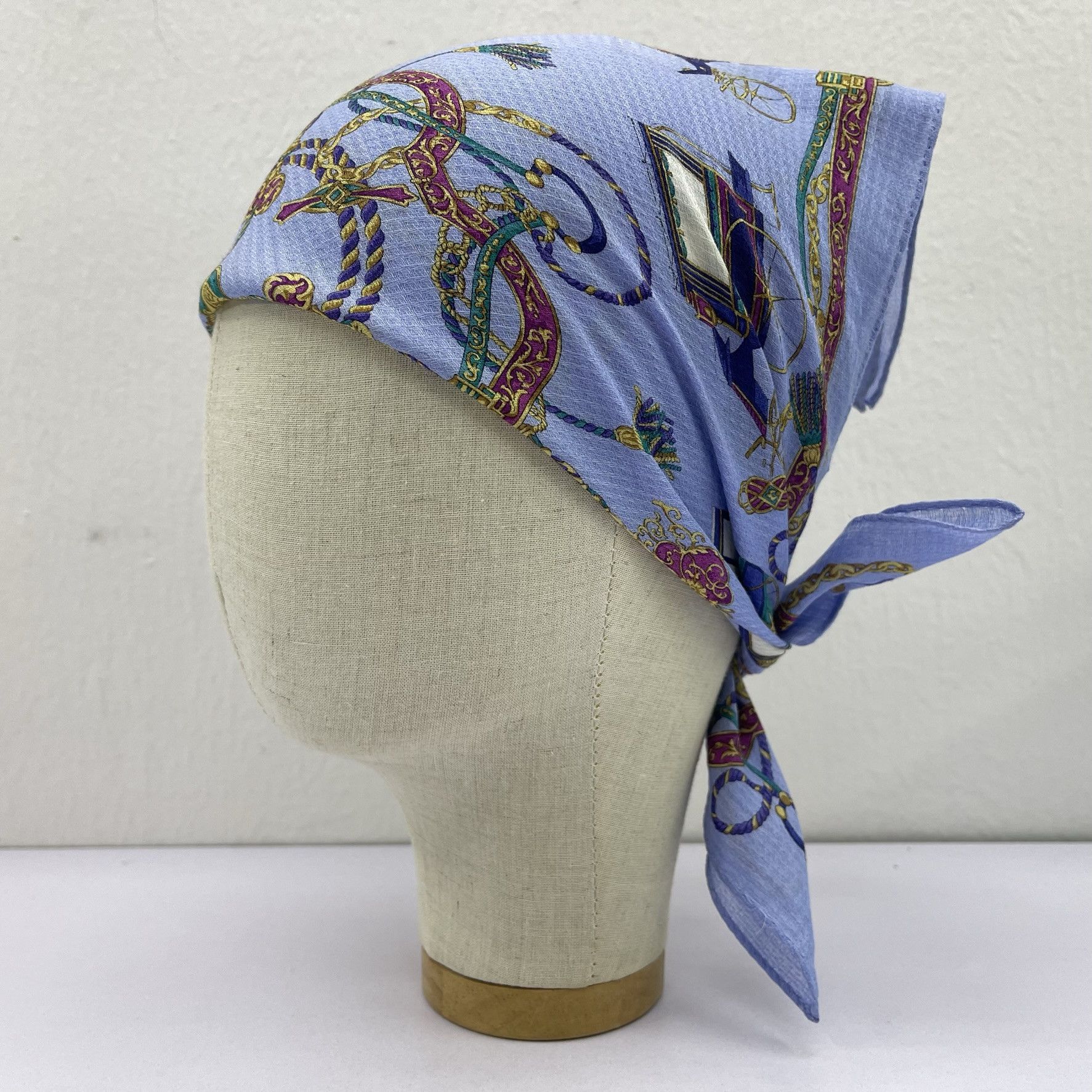 Celine × Vintage Vintage Celine Headscarf Neckerchief Handkerchief-4106 Size ONE SIZE - 1 Thumbnail