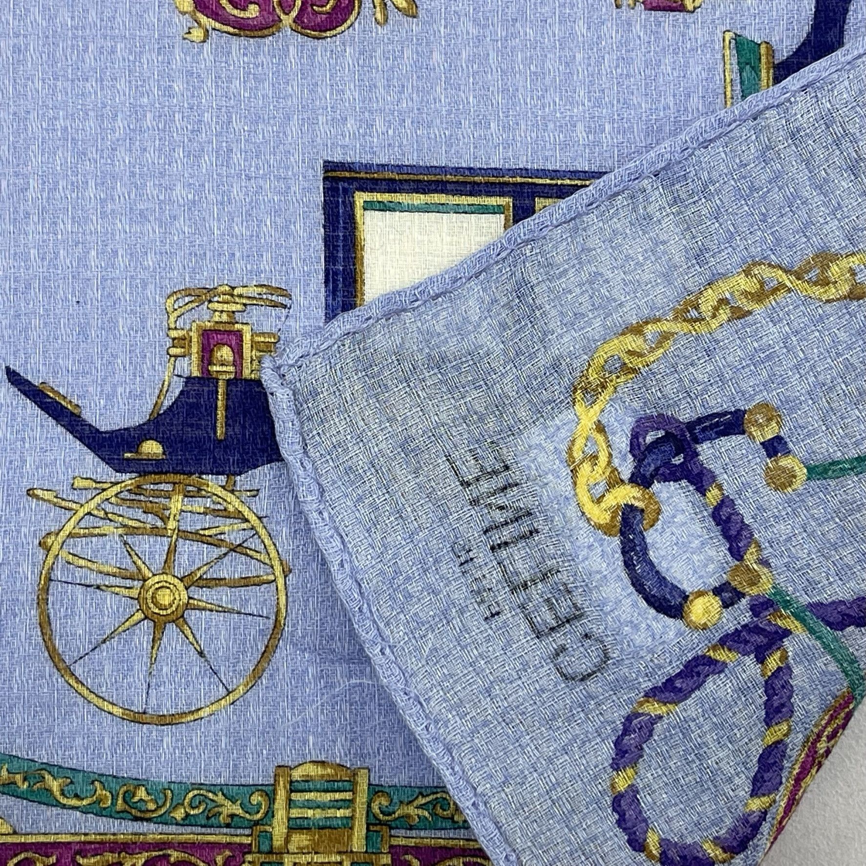 Celine × Vintage Vintage Celine Headscarf Neckerchief Handkerchief-4106 Size ONE SIZE - 7 Thumbnail