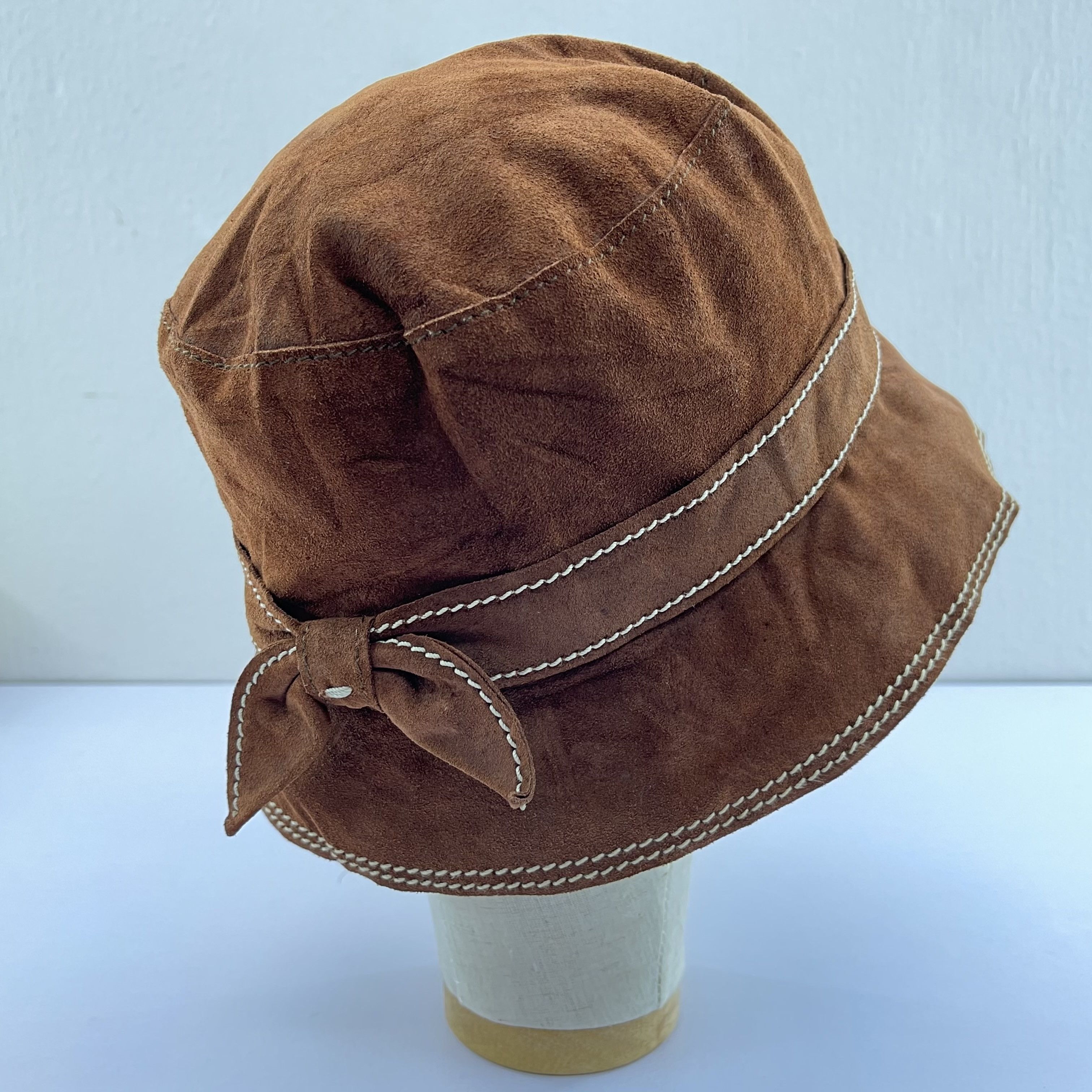 Vintage Gi N Gi Leather Bucket Hats- BH1079 Size ONE SIZE - 4 Thumbnail