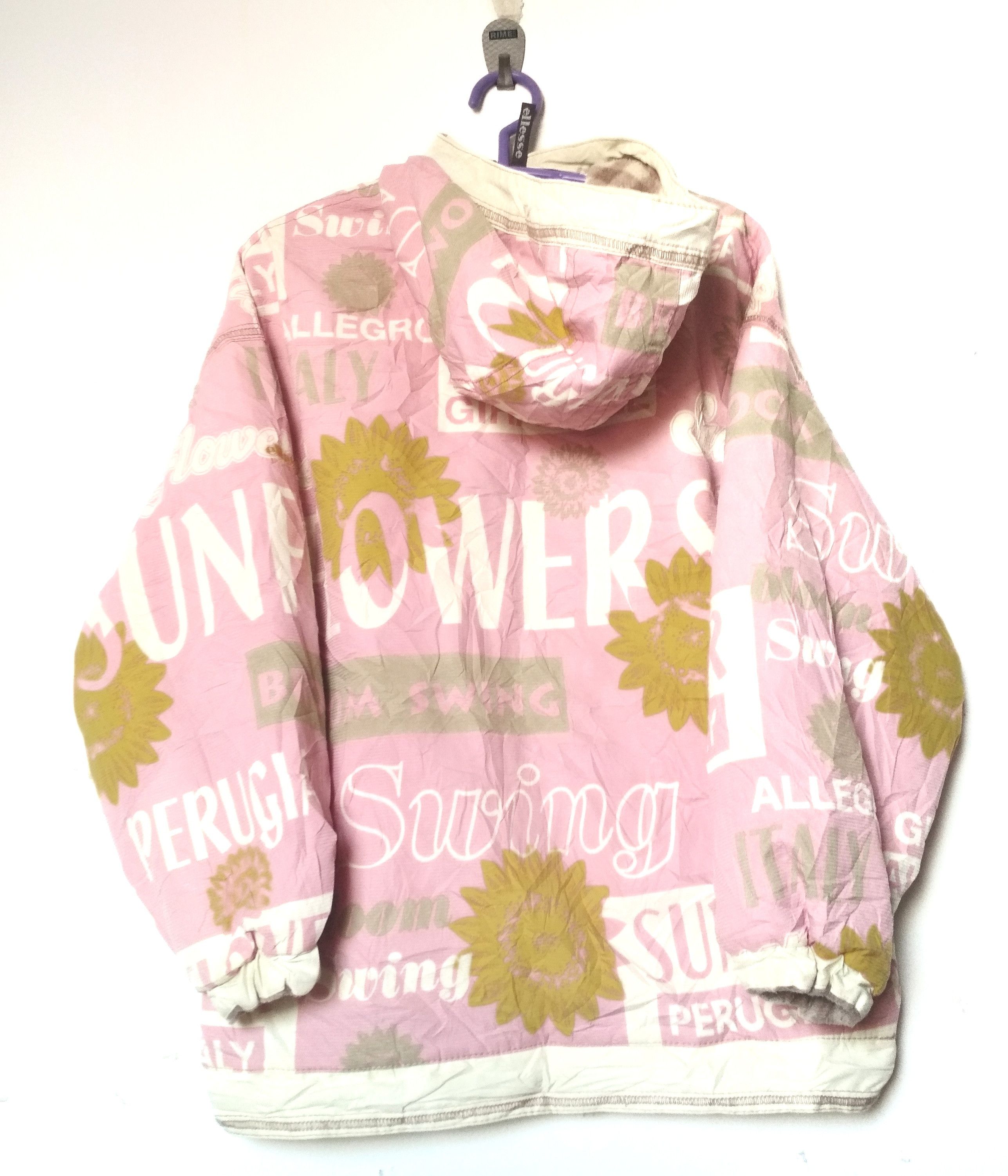 Ellesse × Vintage Vintage Ellese Sunflower Perugia Italy Reversible Jacket Size US XL / EU 56 / 4 - 3 Thumbnail