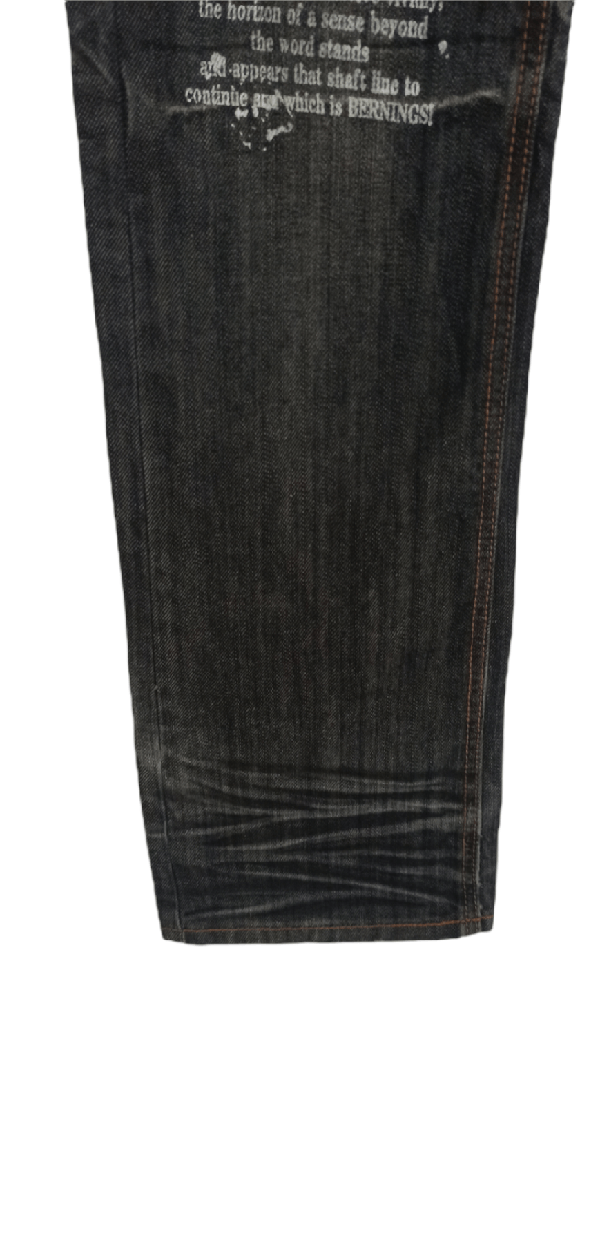 Japanese Brand Japanese Brand Berning Sho Skull Punk Denim Jeans Size US 33 - 8 Thumbnail