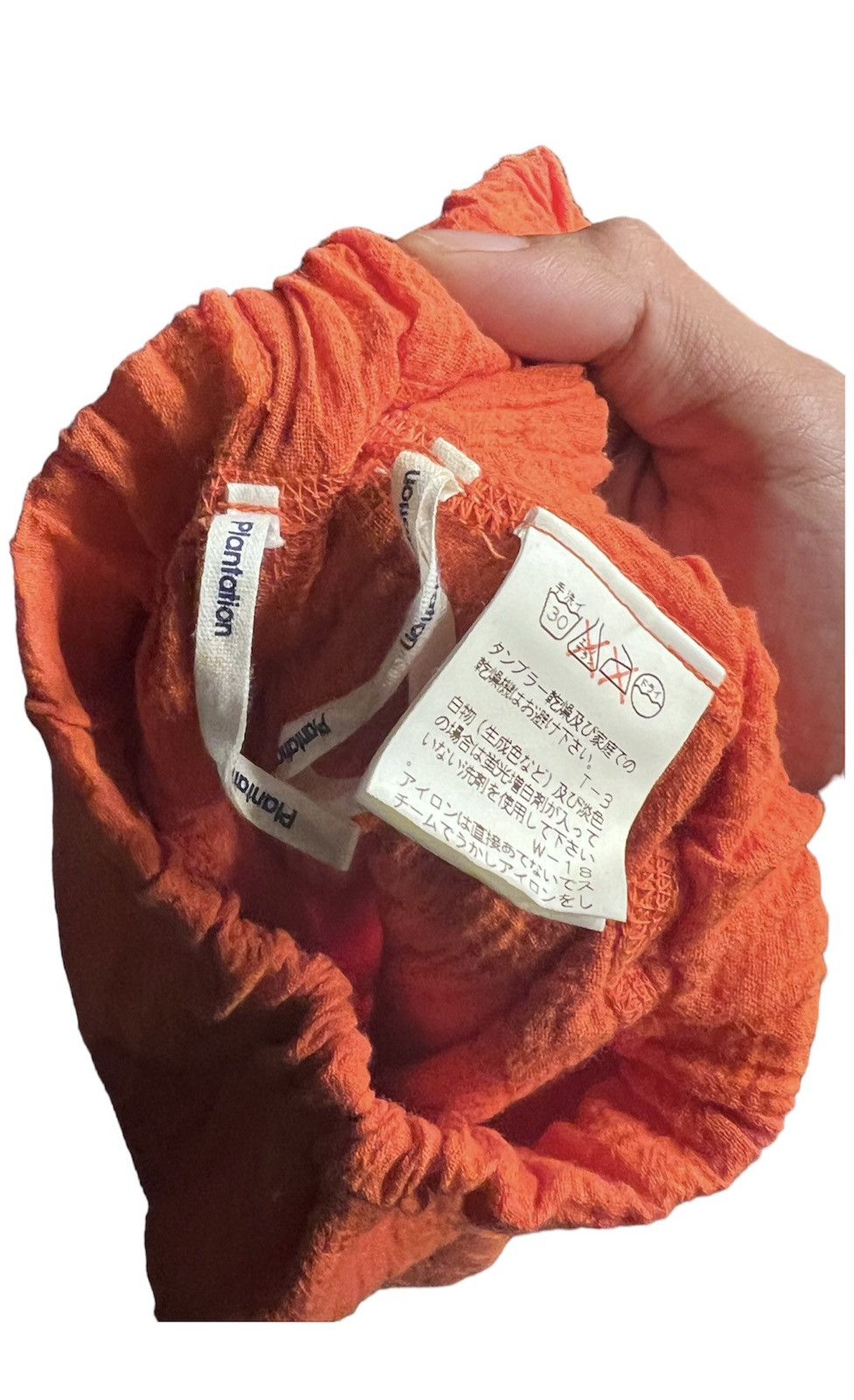 Issey Miyake Vintage Plantation Issey Miyake Maxi Orange Skirt Size 26" / US 2 / IT 38 - 3 Thumbnail