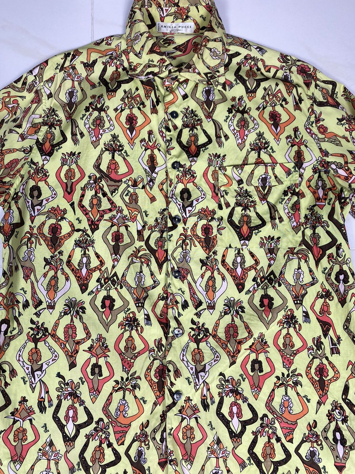 Emilio Pucci Emilio Pucci Design Hawaiian Size US M / EU 48-50 / 2 - 2 Thumbnail