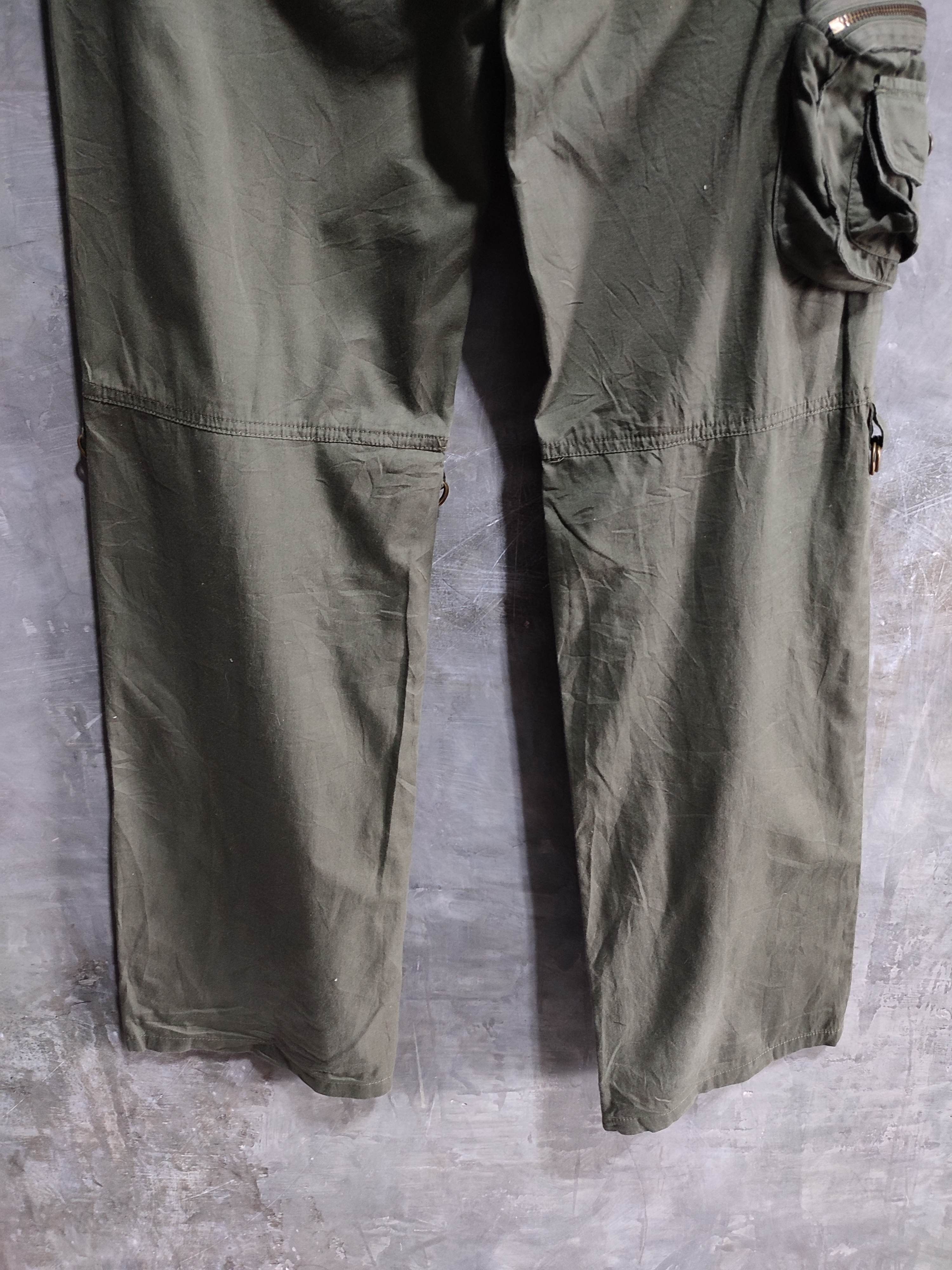 Japanese Brand 🔥Clubclubclub Japan Olive Cargo Multipocket Low rise Pants Size 28" / US 6 / IT 42 - 7 Thumbnail