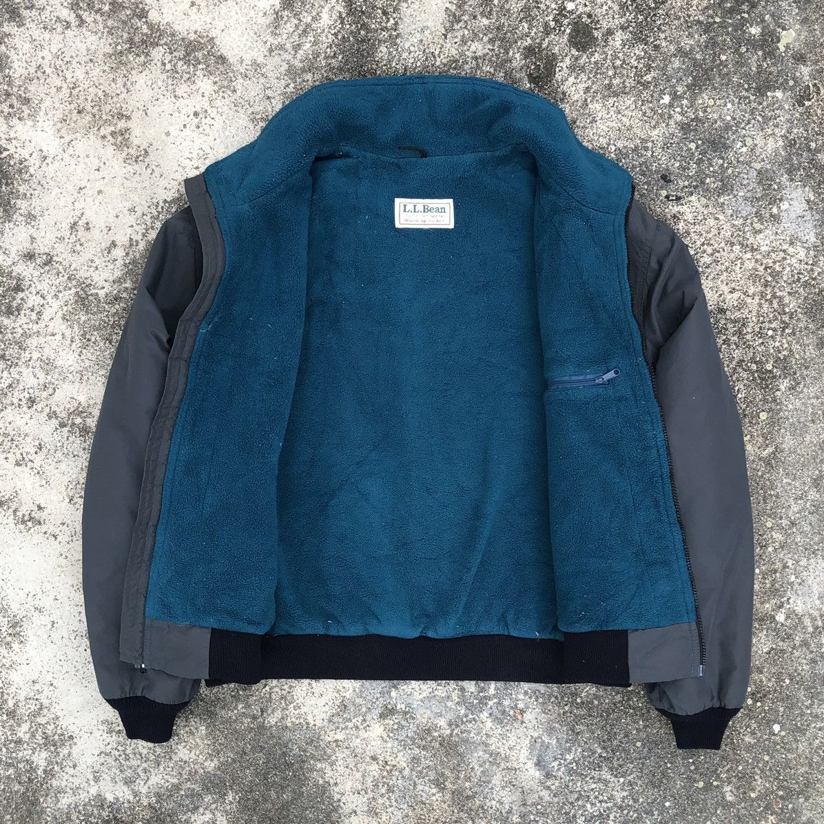 L.L. Bean Vintage L. L. Bean Lined Fleece Bomber Jacket Size US M / EU 48-50 / 2 - 3 Thumbnail