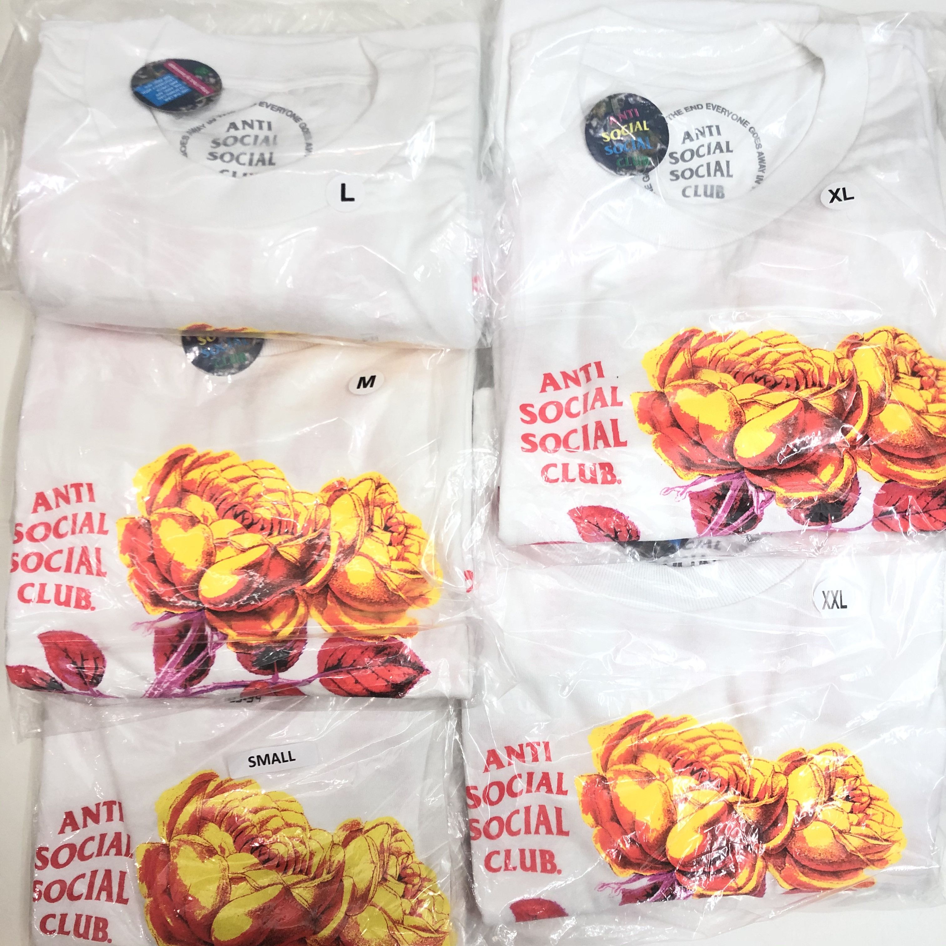 Anti Social Social Club DS FW20 ASSC Red Logo Arkansas White Tee in Hand CPFM BAPE Size US M / EU 48-50 / 2 - 7 Thumbnail
