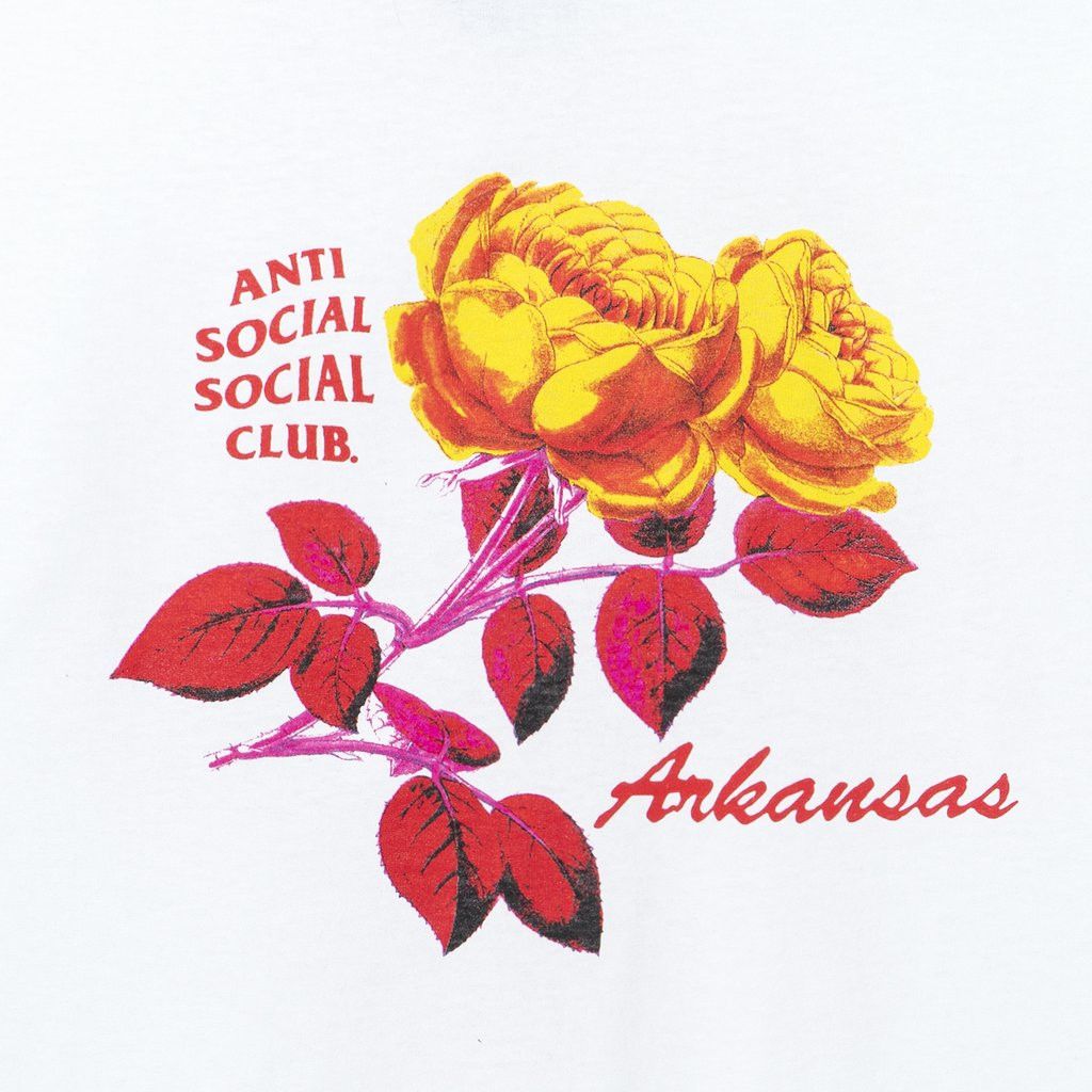 Anti Social Social Club DS FW20 ASSC Red Logo Arkansas White Tee in Hand CPFM BAPE Size US M / EU 48-50 / 2 - 5 Thumbnail
