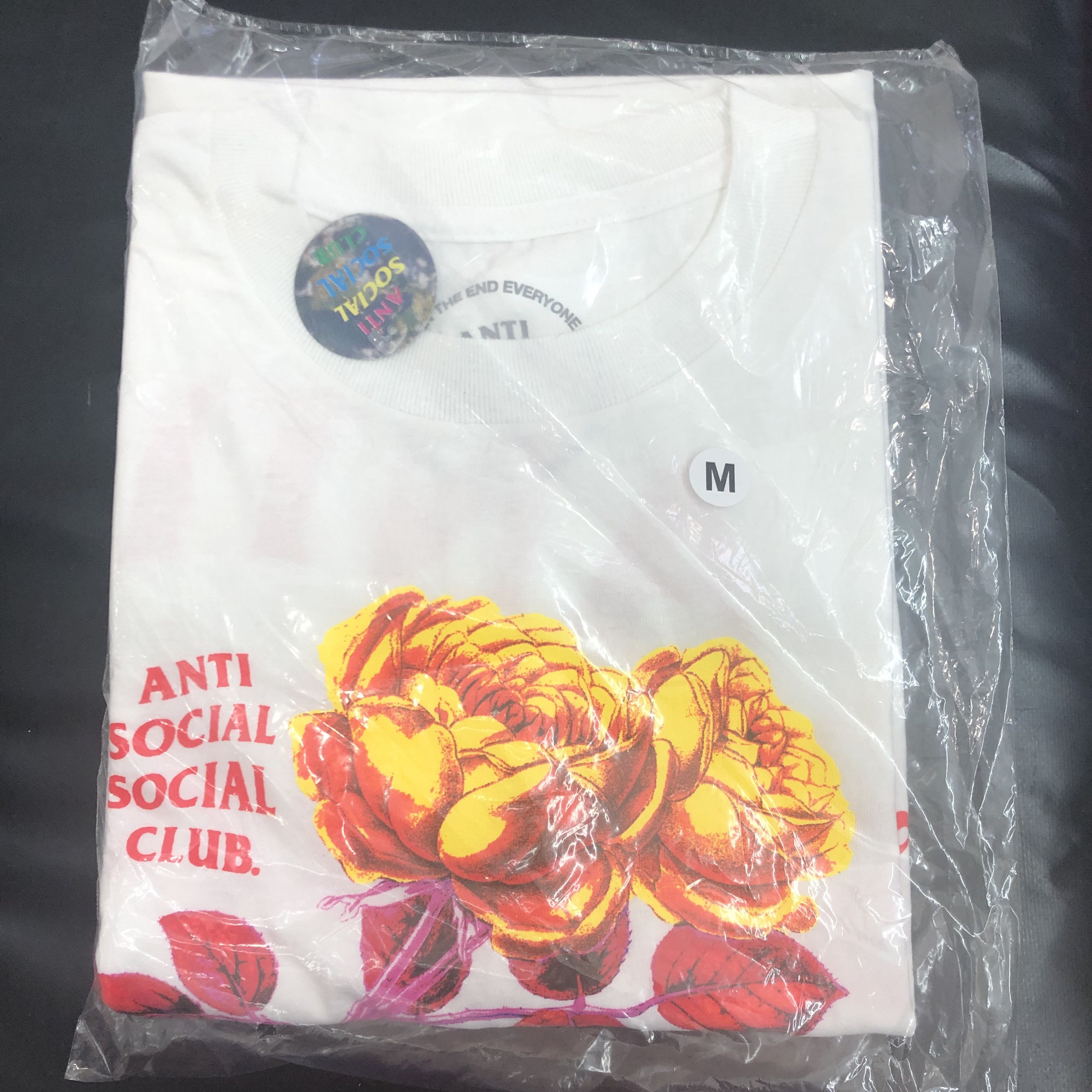 Anti Social Social Club DS FW20 ASSC Red Logo Arkansas White Tee in Hand CPFM BAPE Size US M / EU 48-50 / 2 - 2 Thumbnail