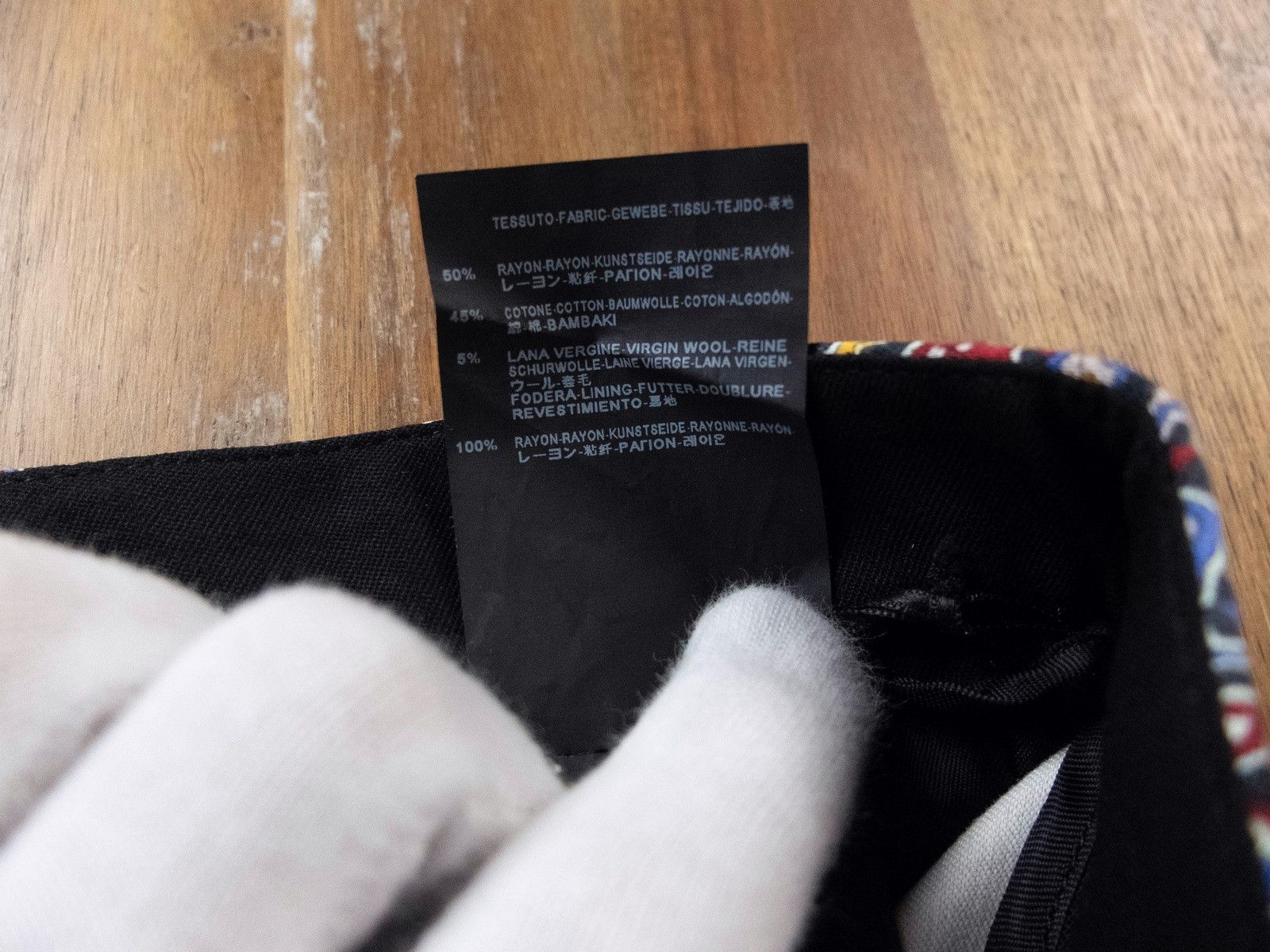 Balenciaga BALENCIAGA black pants paisley print trousers 36 FR / 4 US Size 26" / US 2 / IT 38 - 7 Thumbnail