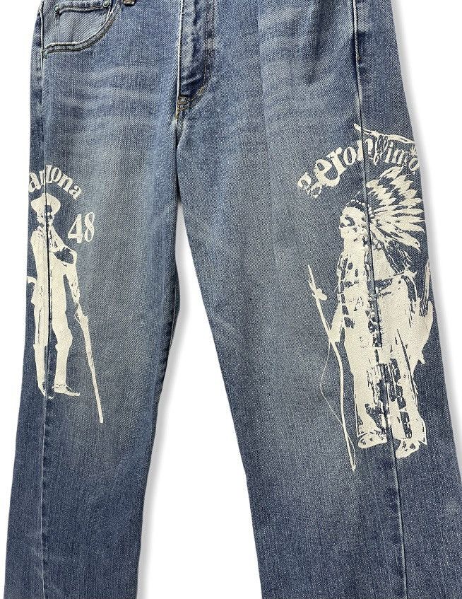 Native Vintage GERONIMO Apache Tribe History in a Pair of Jeans Size US 31 - 1 Thumbnail